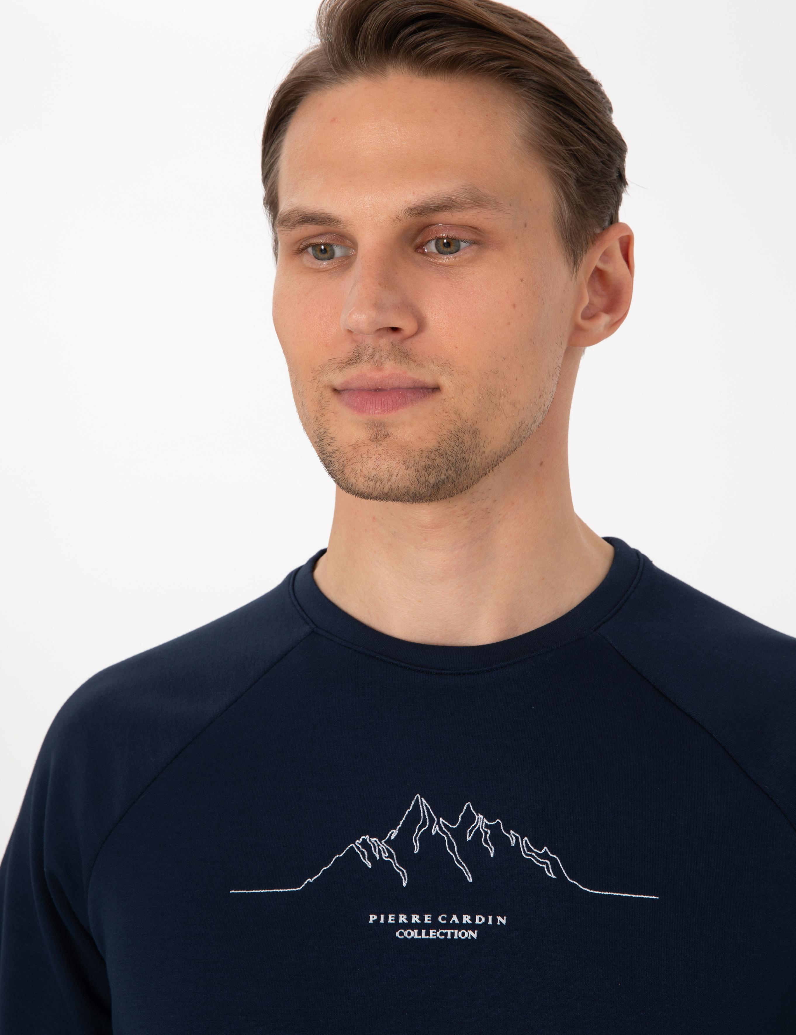 Lacivert Regular Fit Sweatshirt