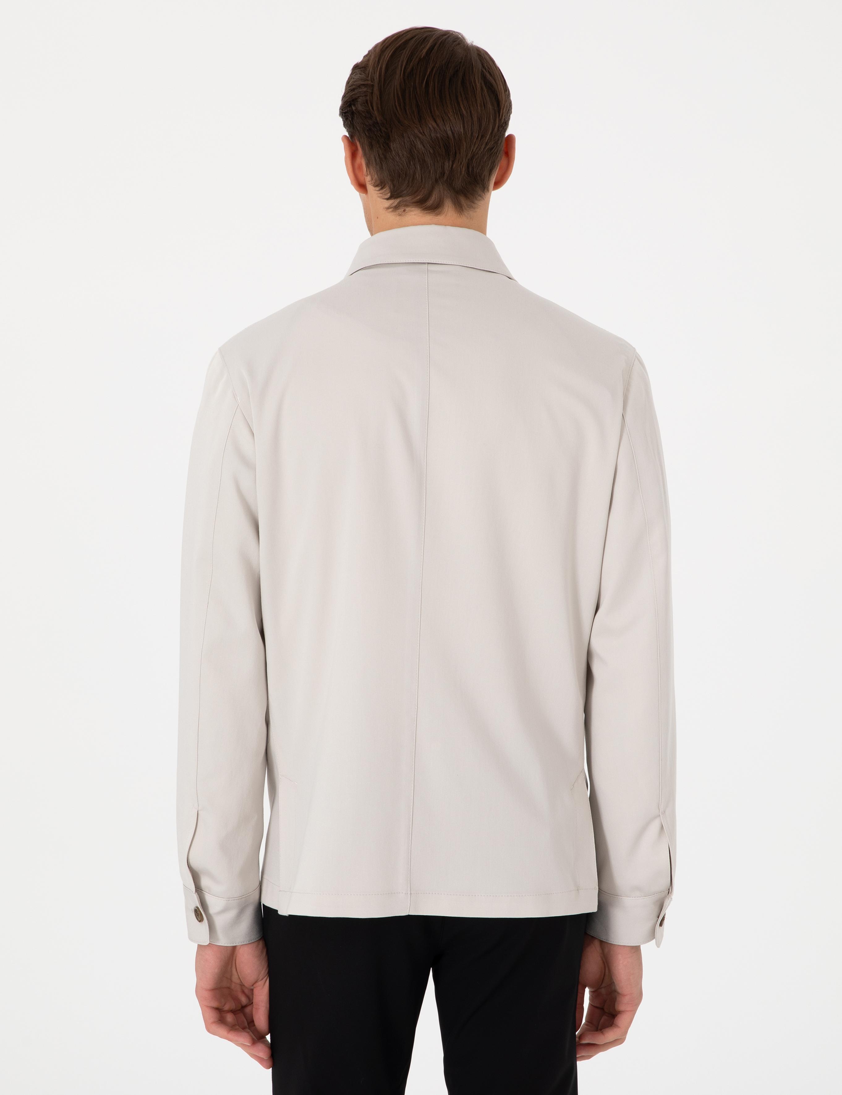 Bej Regular Fit Ceket