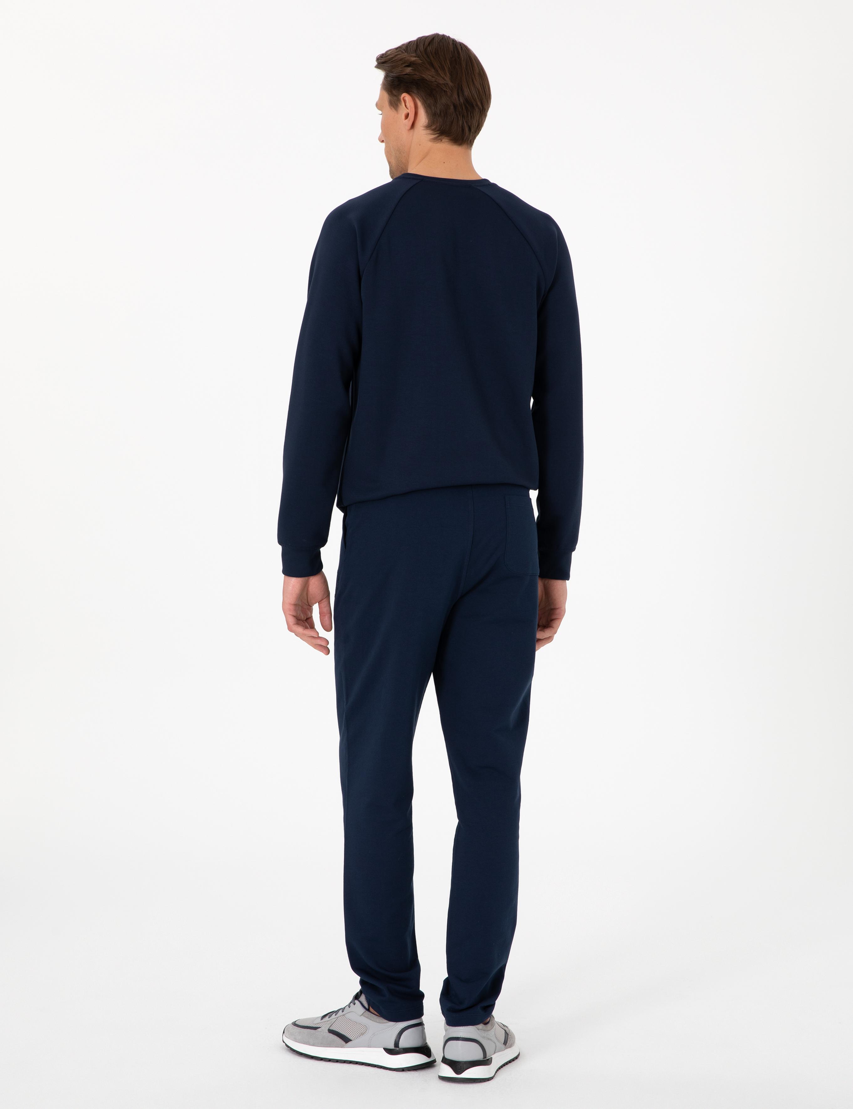 Lacivert Slim Fit Eşofman Altı