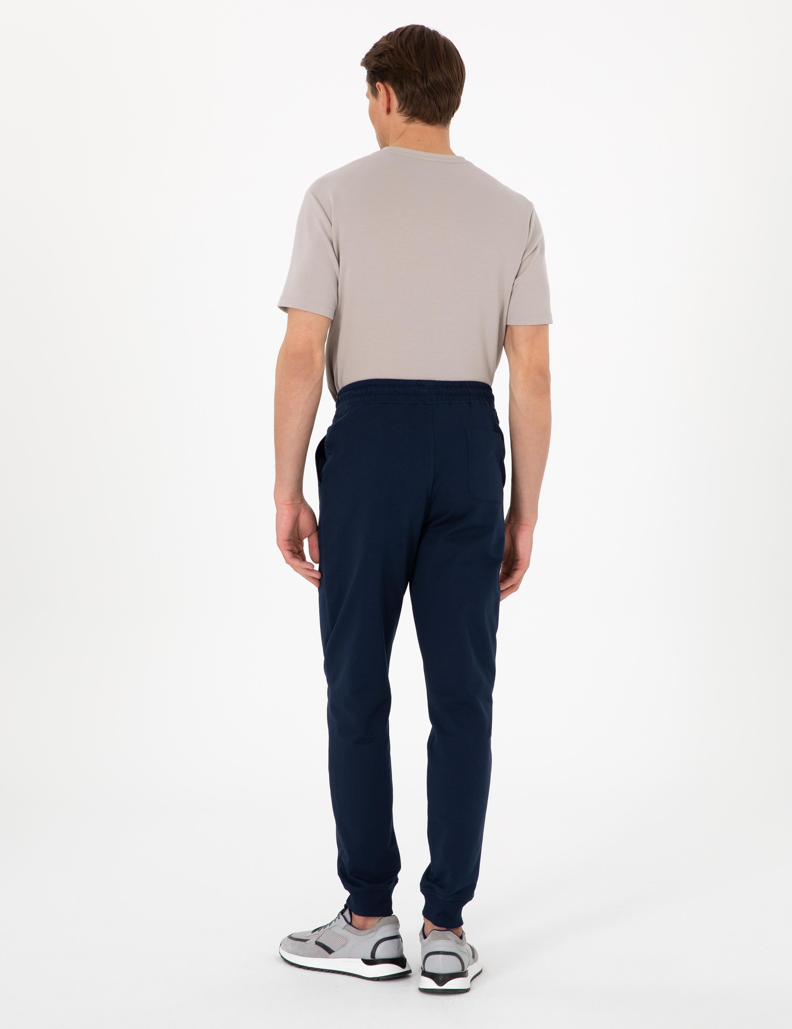 Lacivert Slim Fit Eşofman Altı