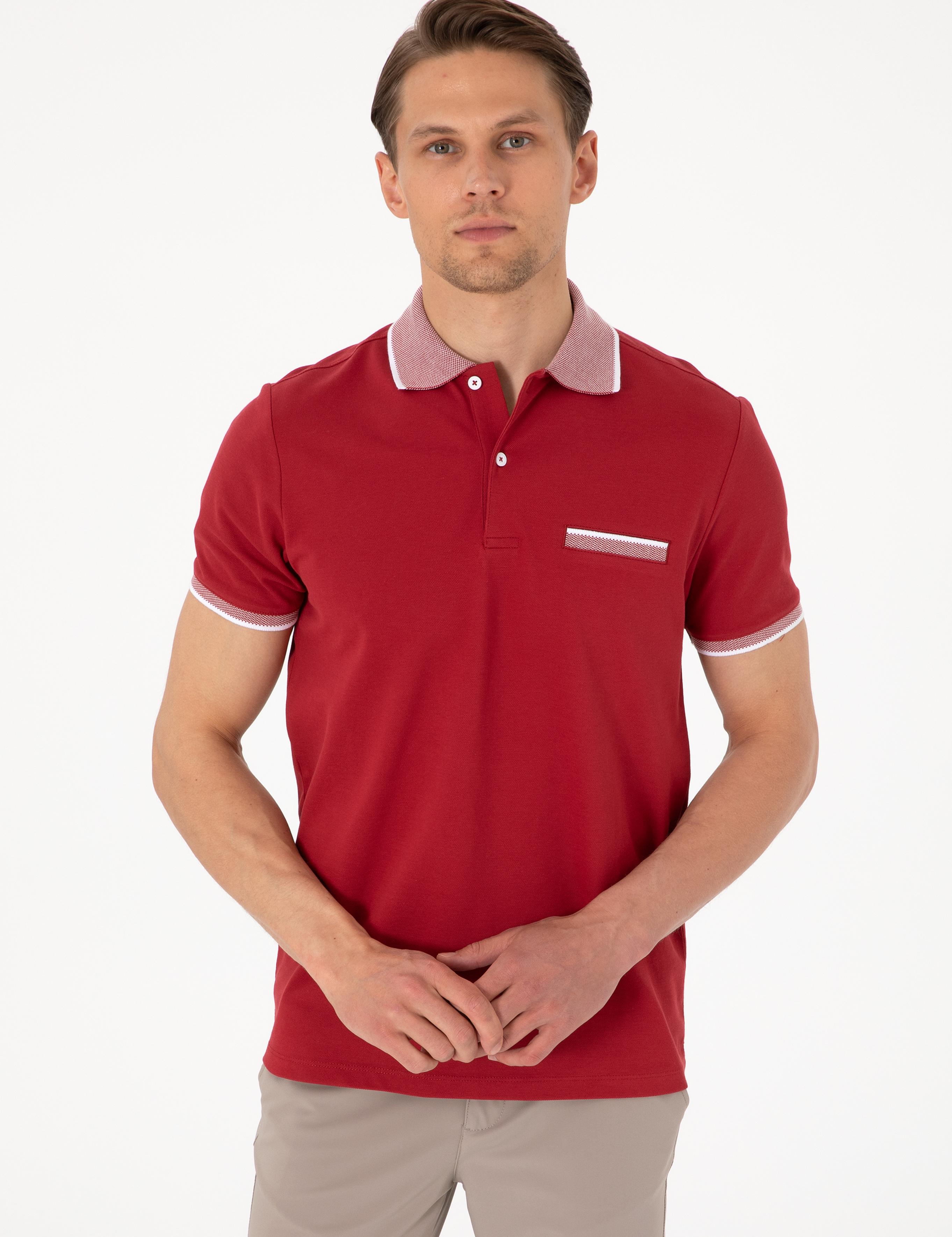 Nar Çiçeği Slim Fit Tişört