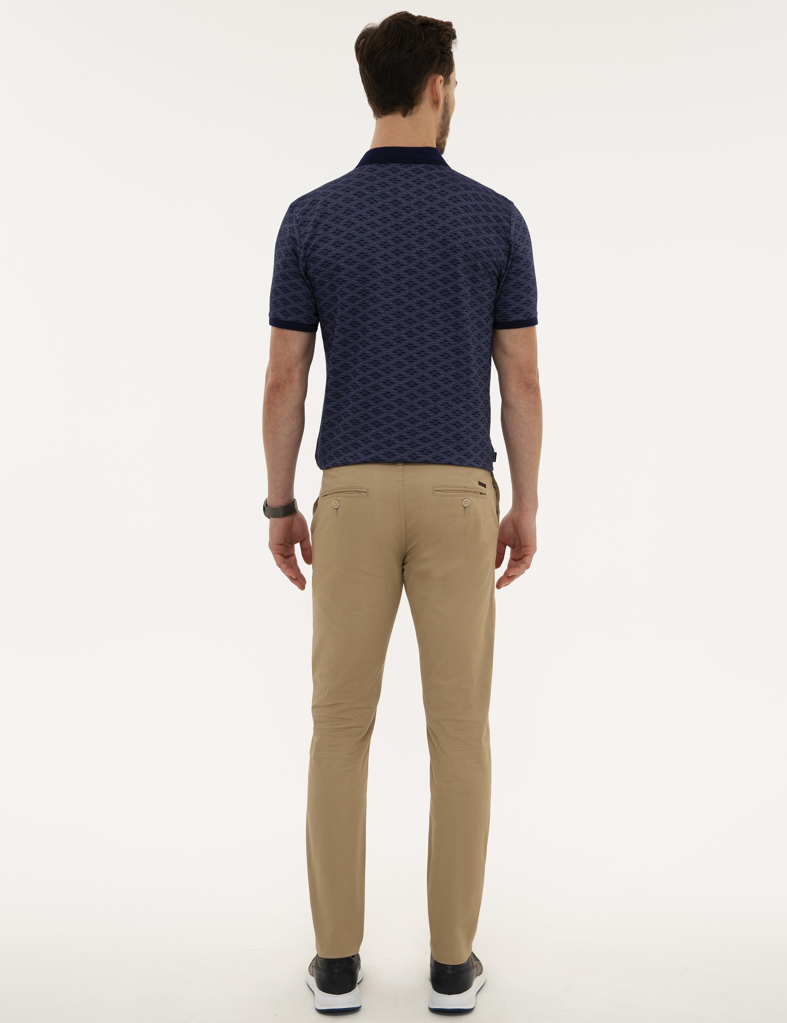 Camel Slim Fit Chino Pantolon