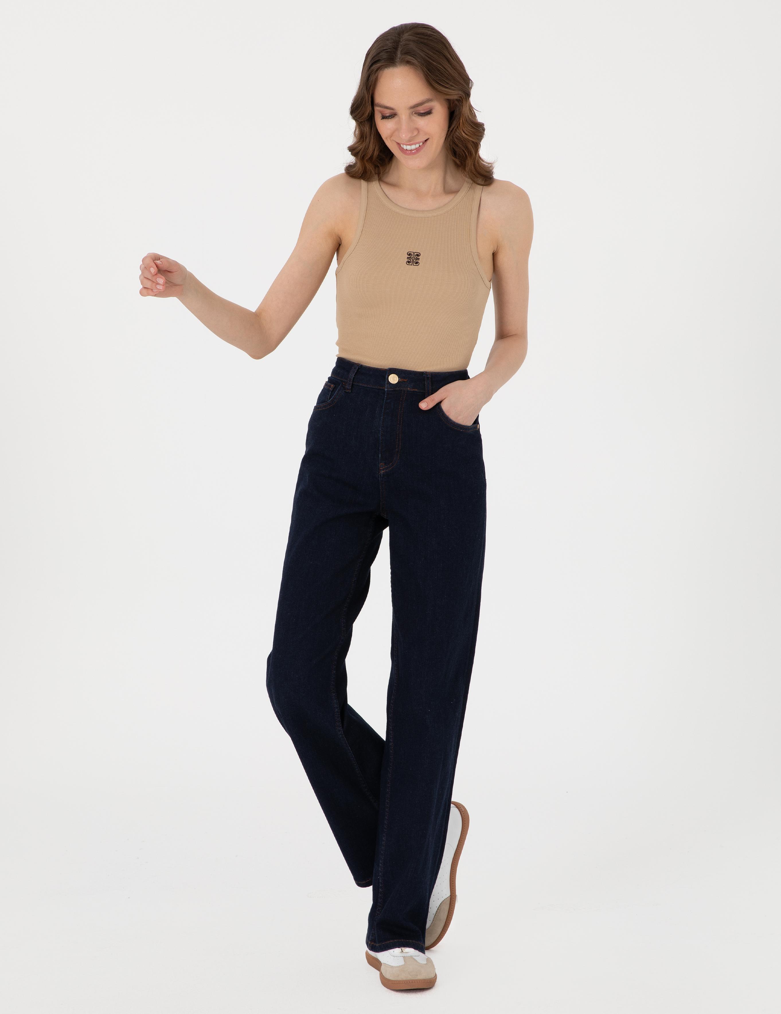 Bej Ex. Slim Fit Örme Bluz