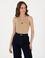 Bej Ex. Slim Fit Örme Bluz