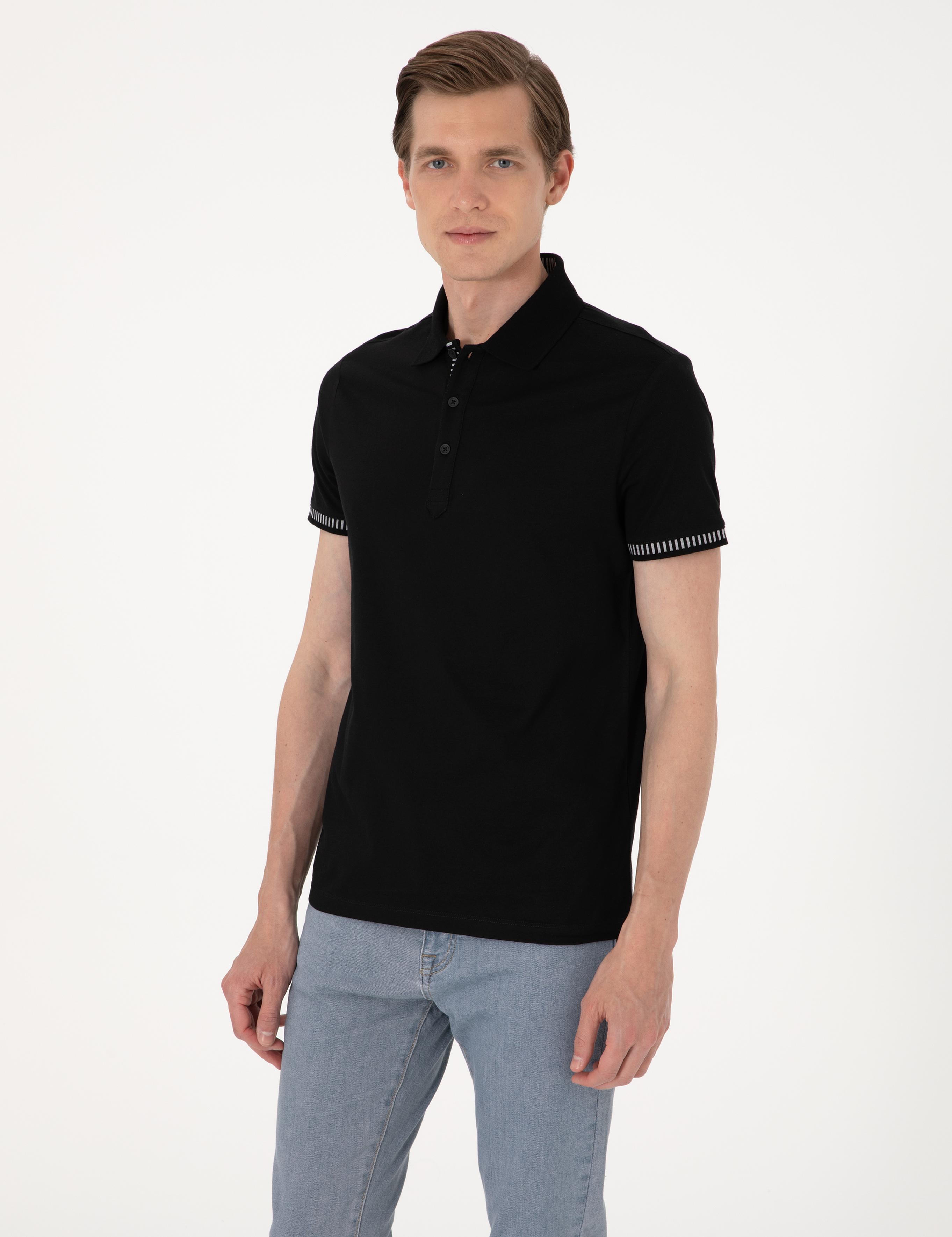 Siyah Slim Fit Tişört