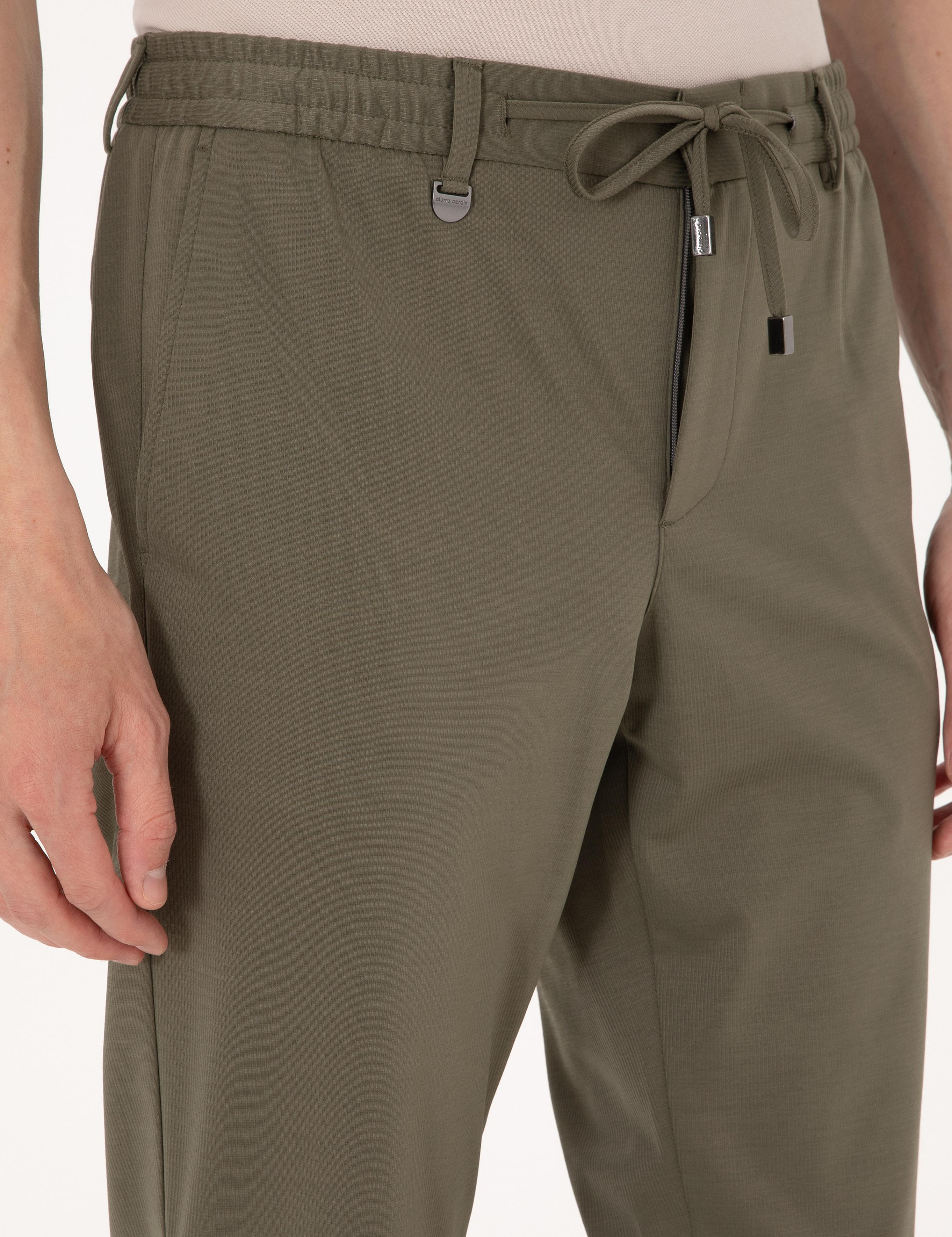 Yeşil Ex. Slim Fit Kumaş Pantolon