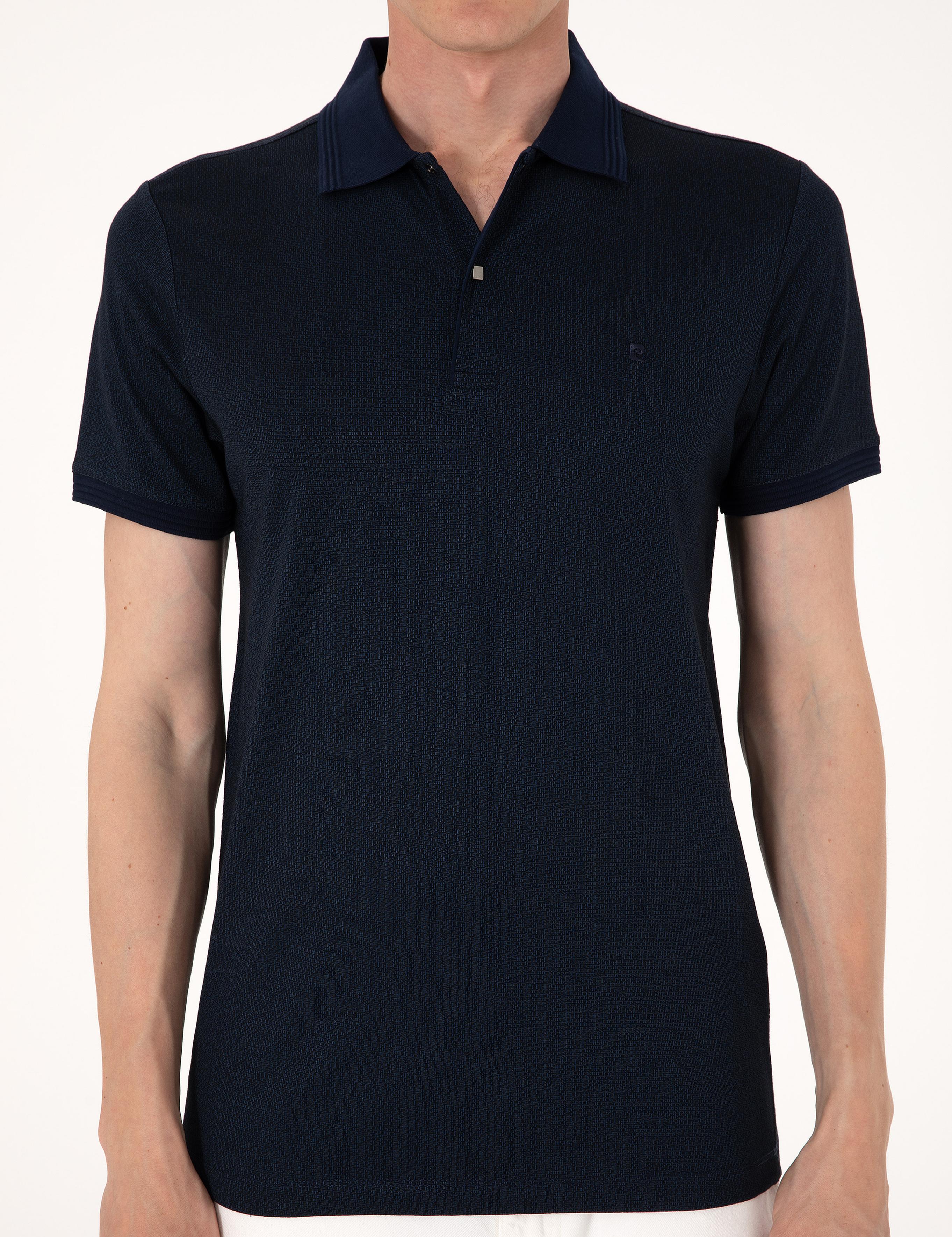 Lacivert Slim Fit Tişört