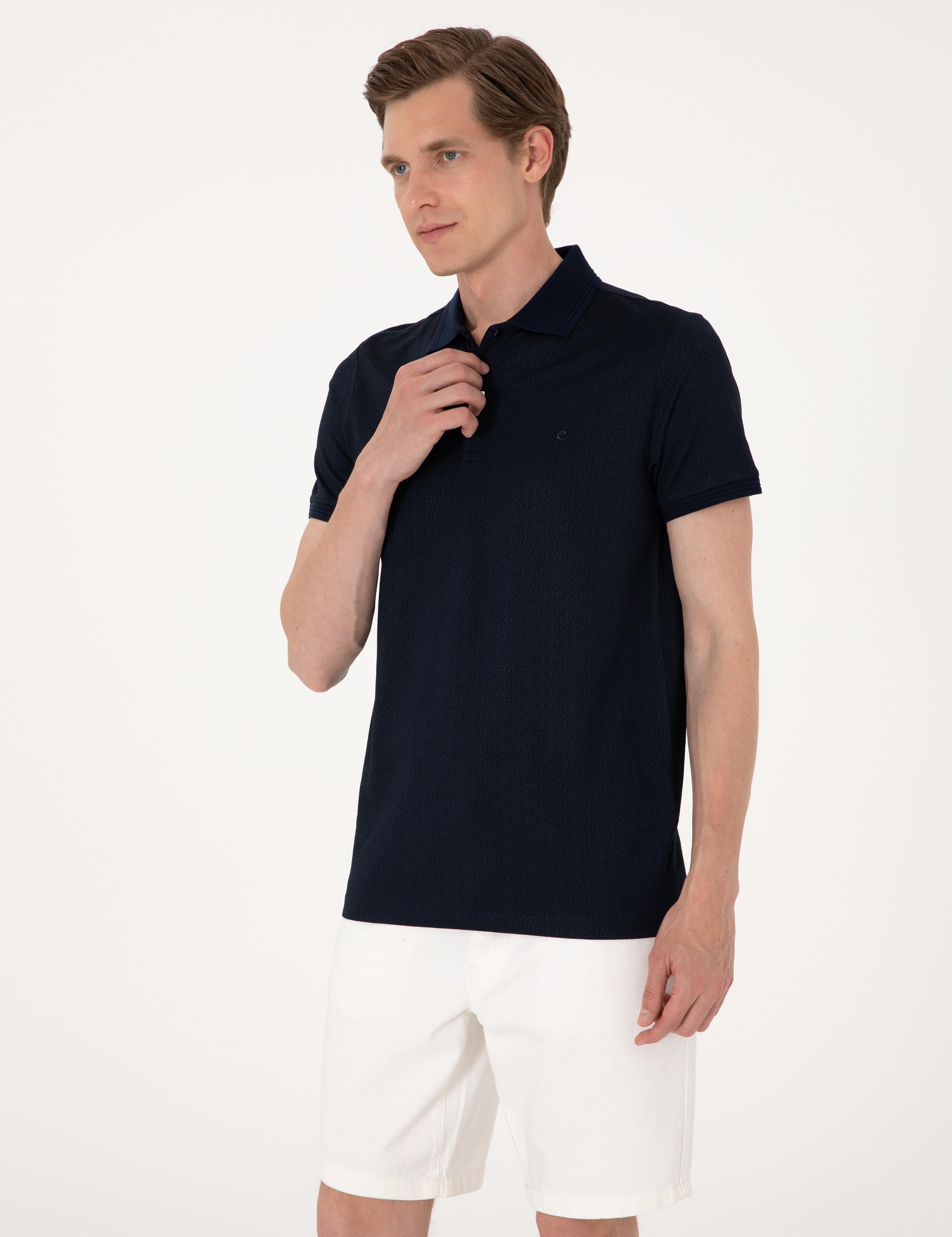 Lacivert Slim Fit Tişört