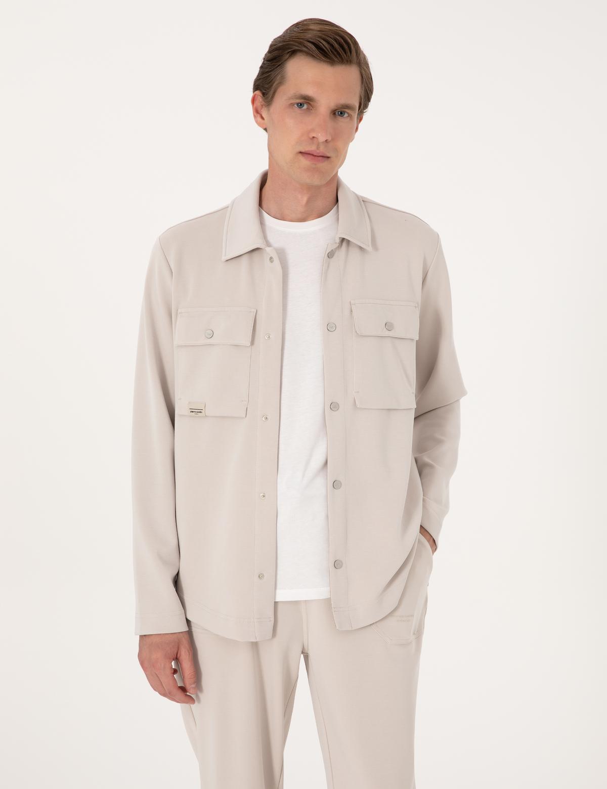 Taş Regular Fit Örme Gömlek