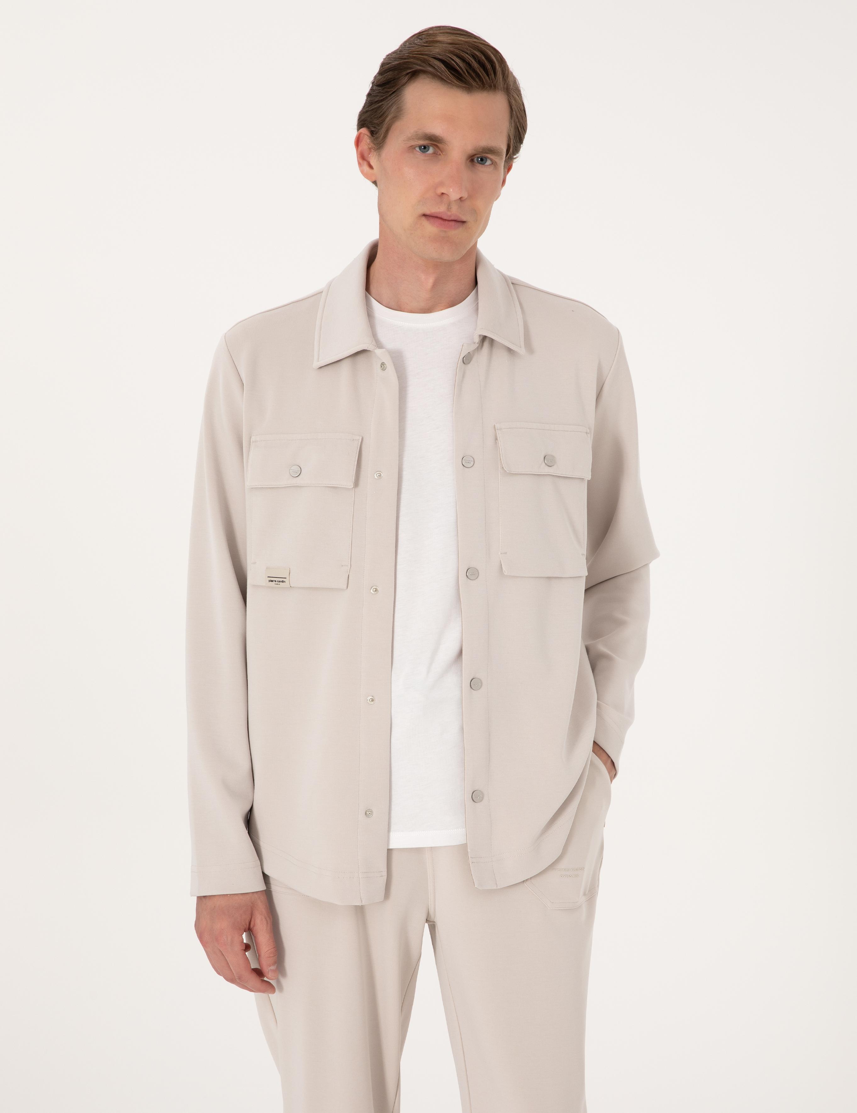 Taş Regular Fit Örme Gömlek