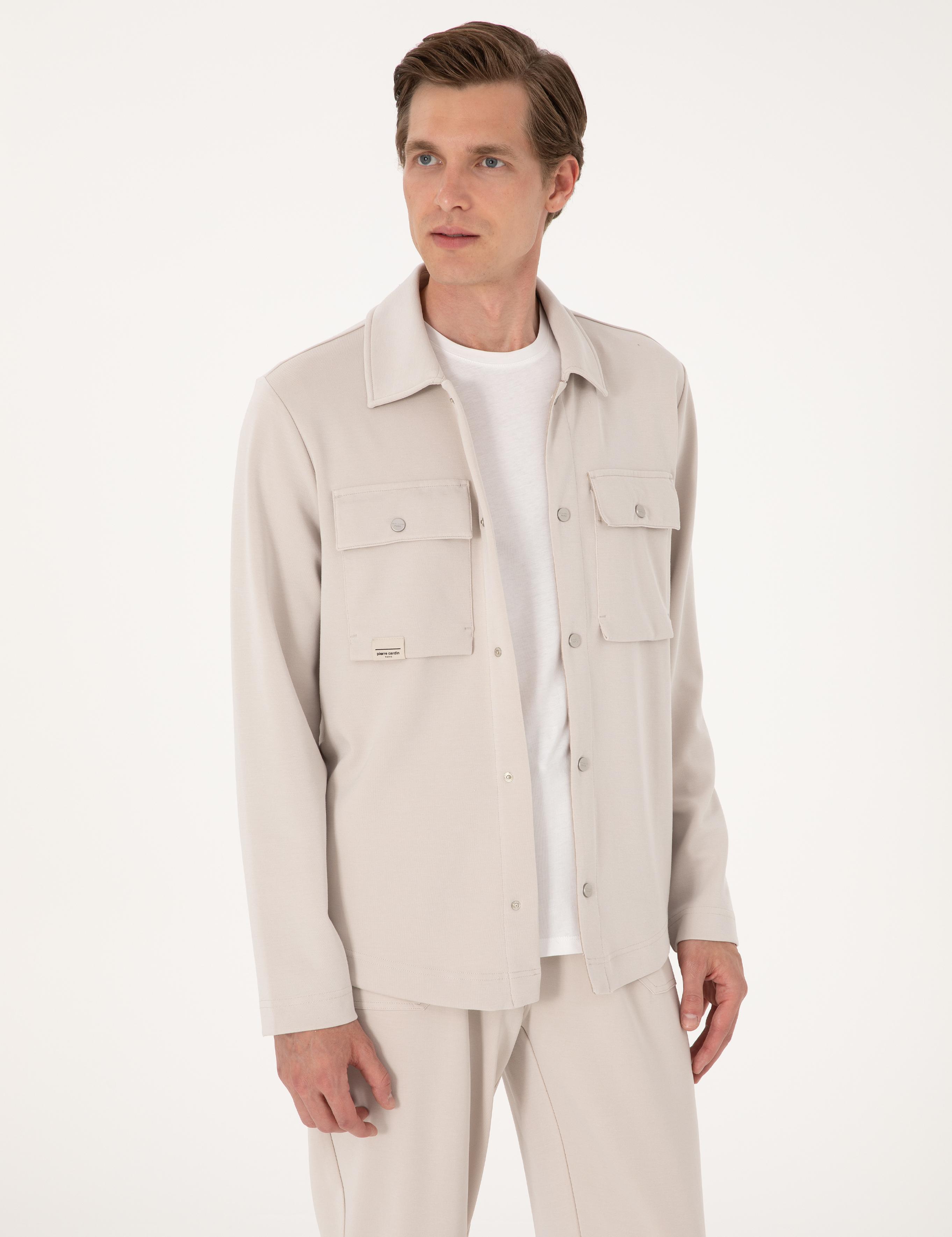Taş Regular Fit Örme Gömlek