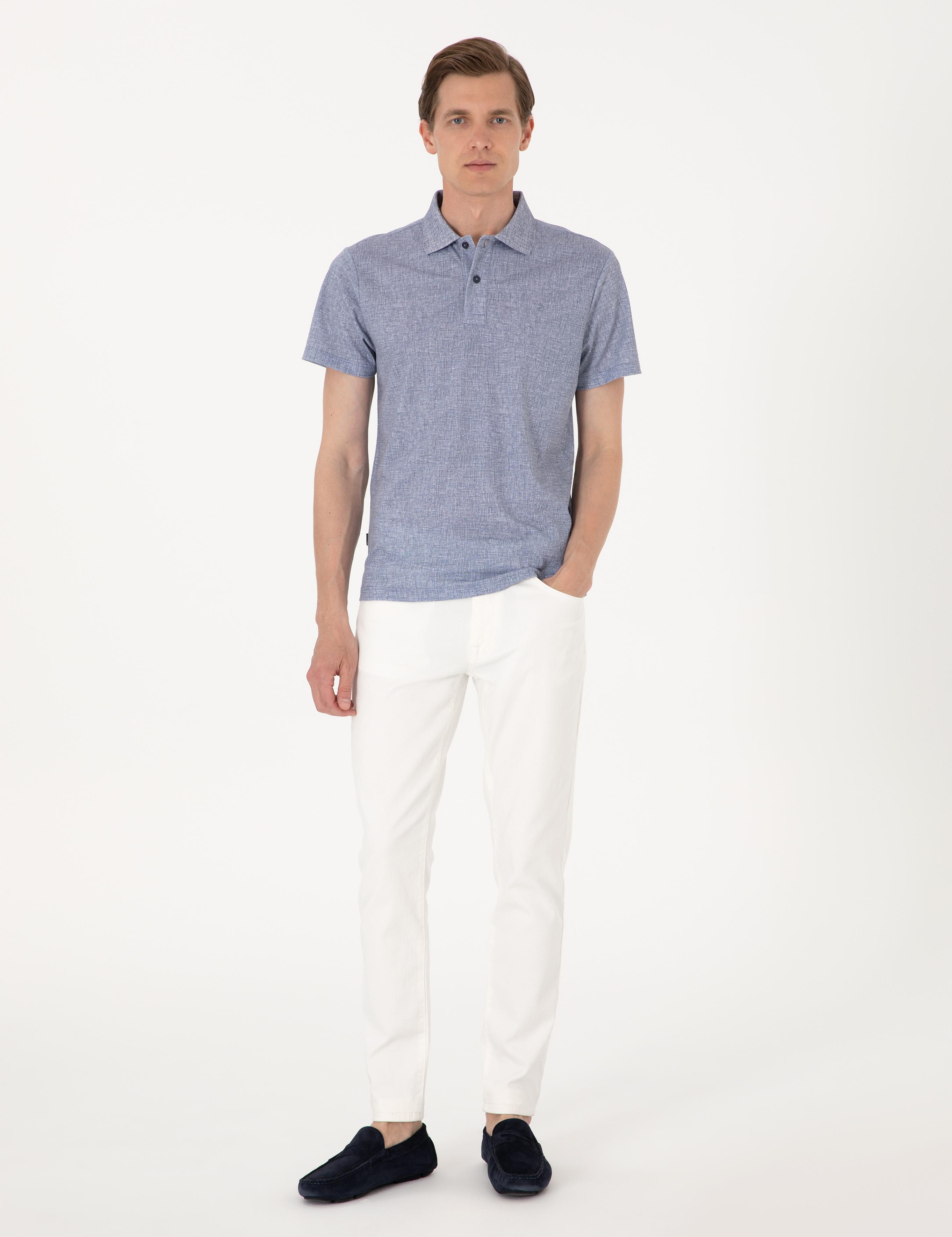 Lacivert Slim Fit Tişört