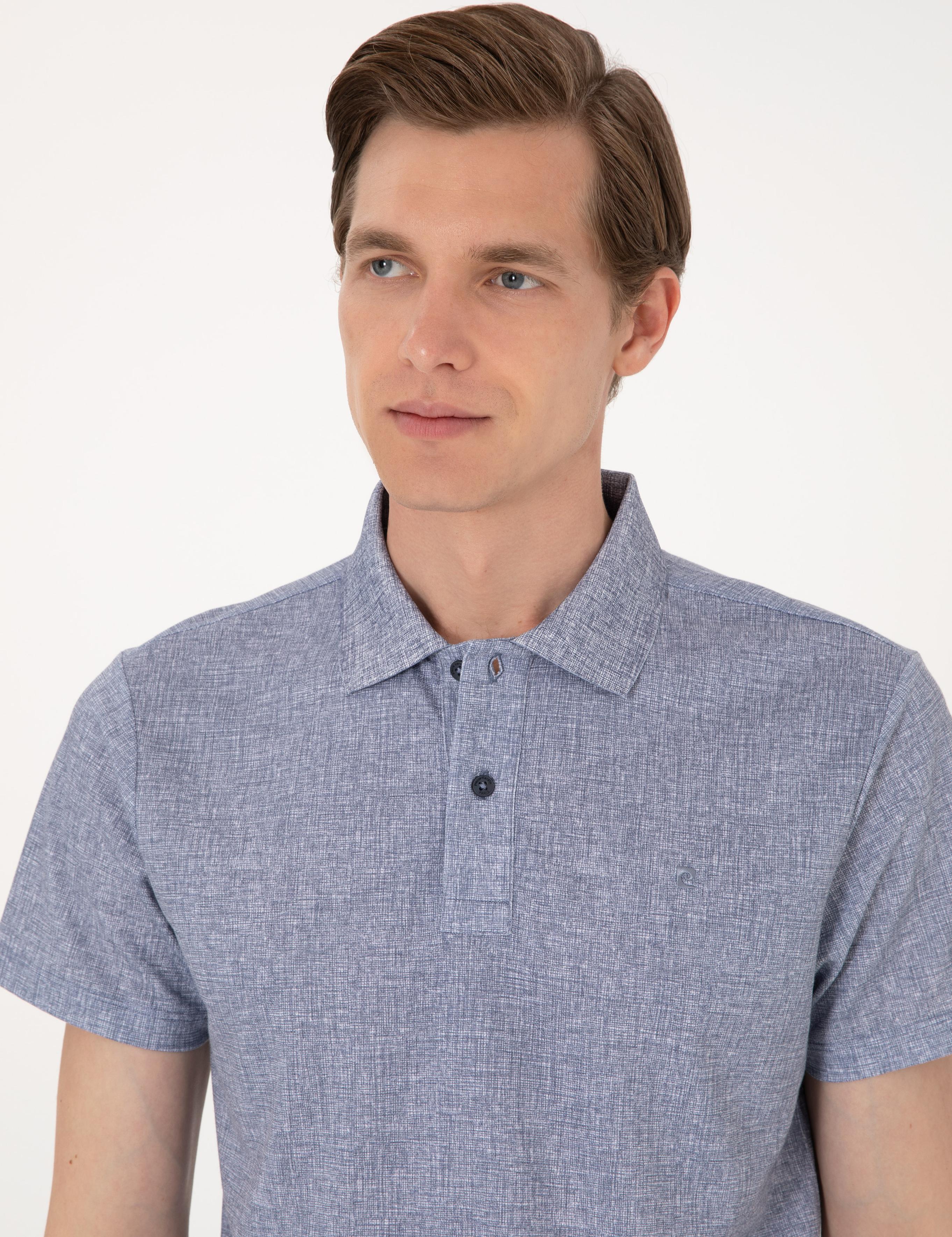 Lacivert Slim Fit Tişört