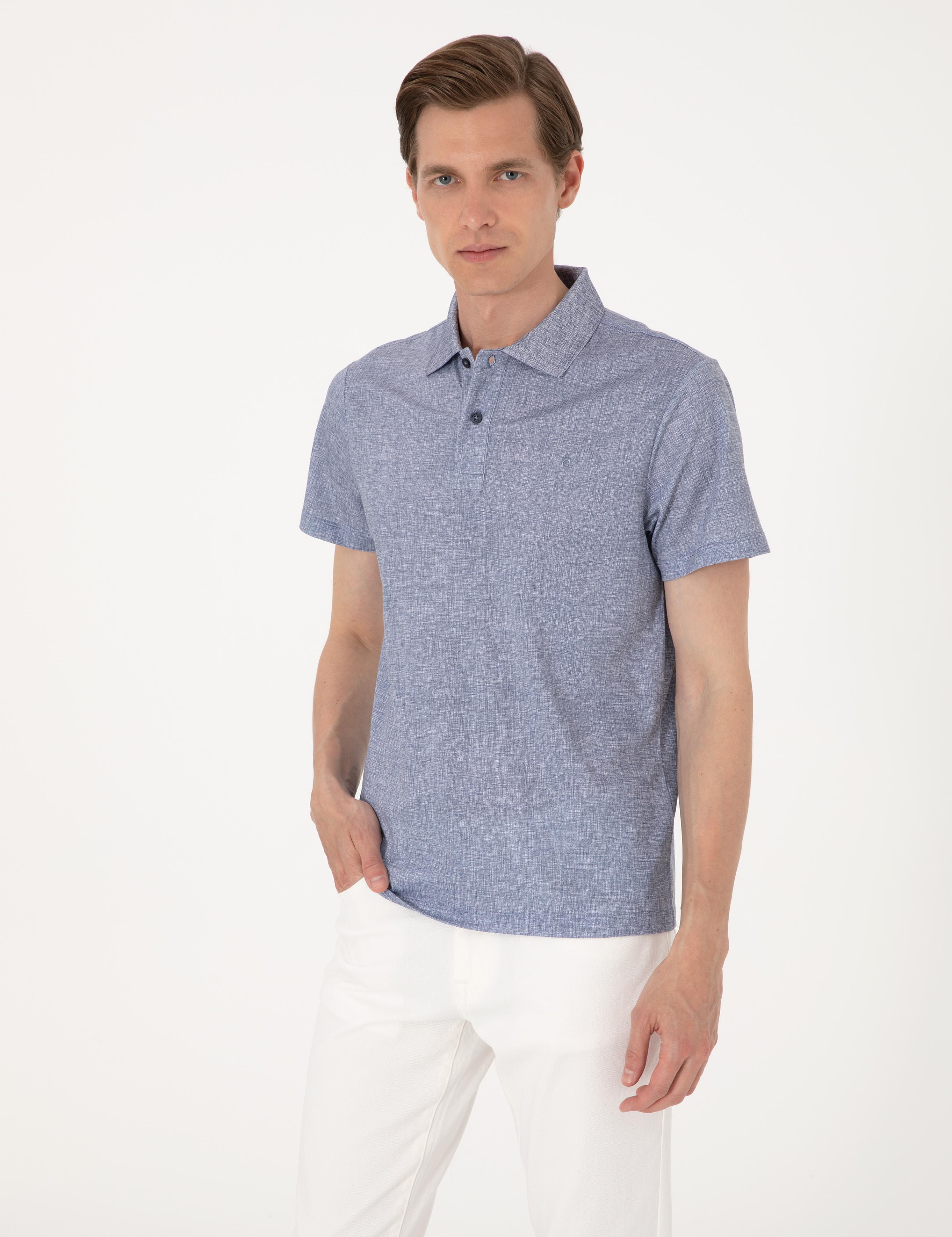 Lacivert Slim Fit Tişört