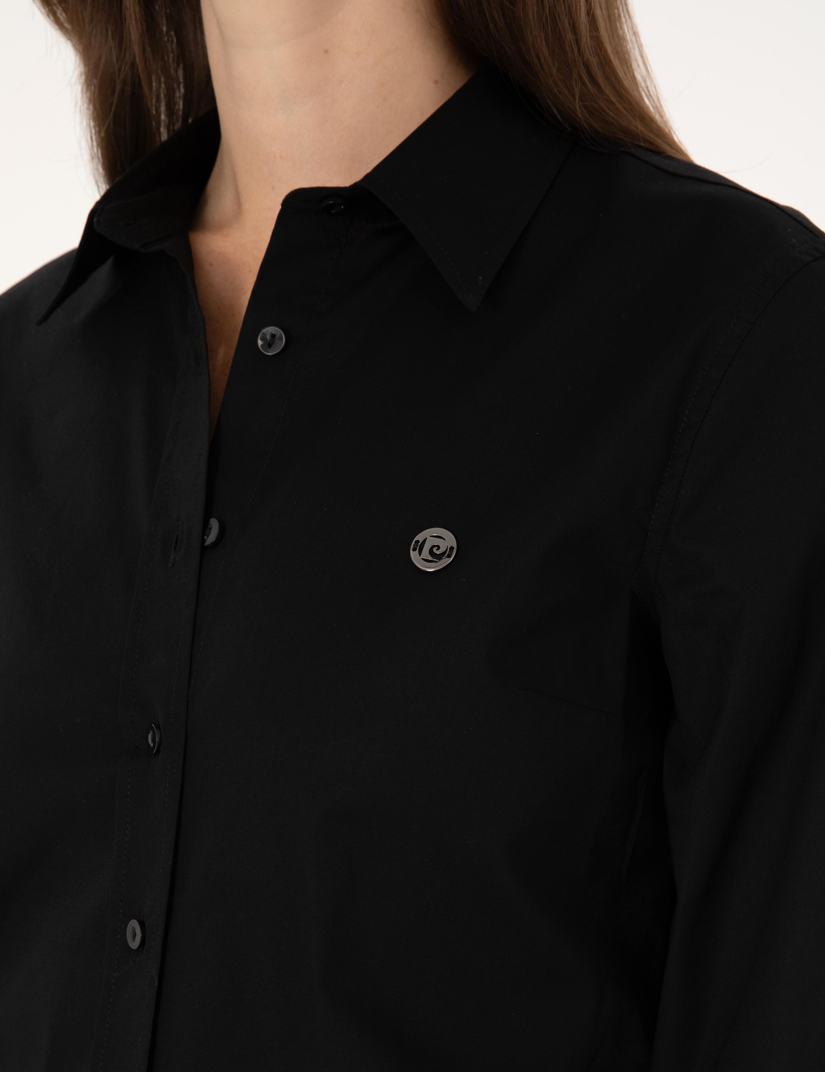 Siyah Slim Fit Uzun Kollu Gömlek