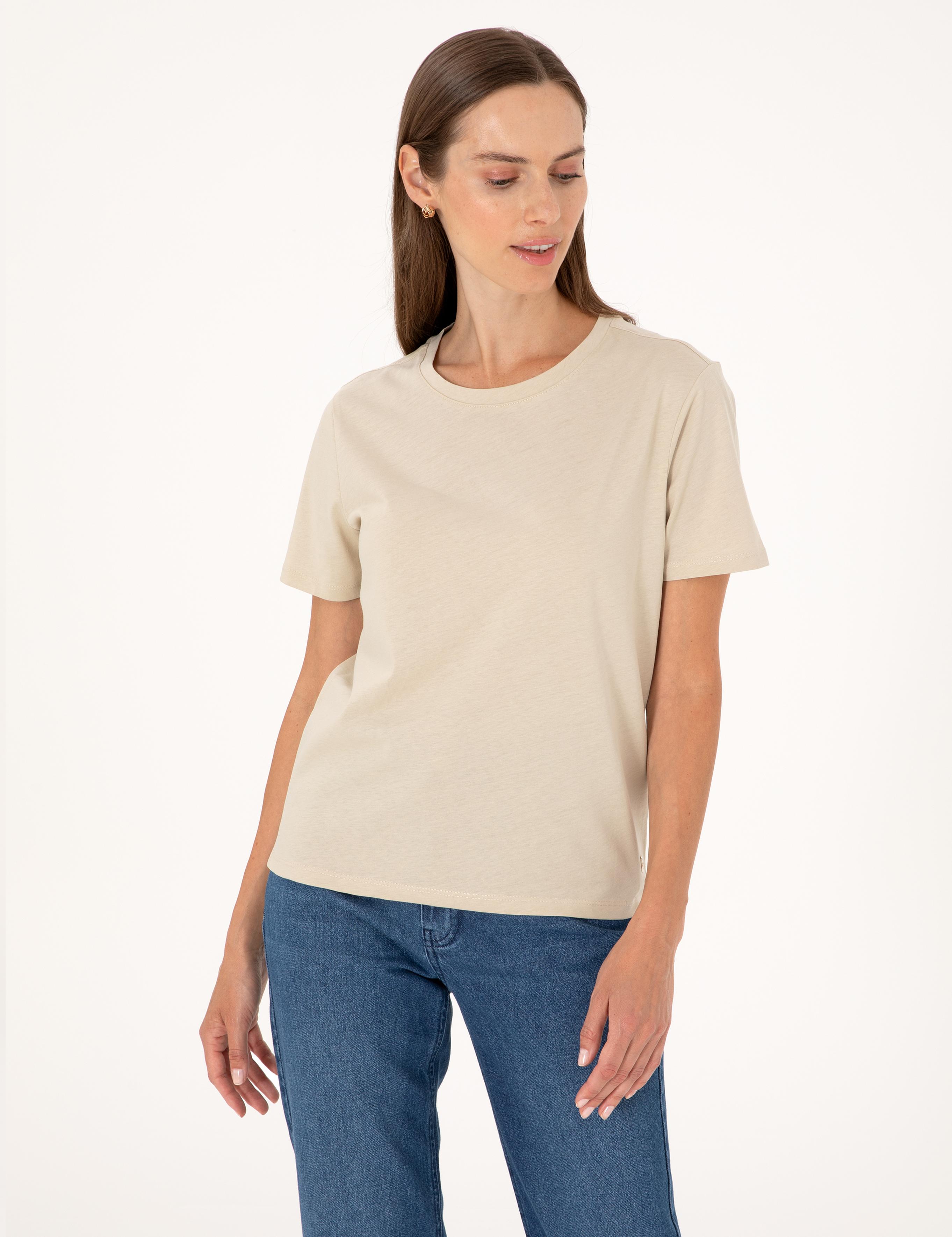 Kum Regular Fit Basic Tişört