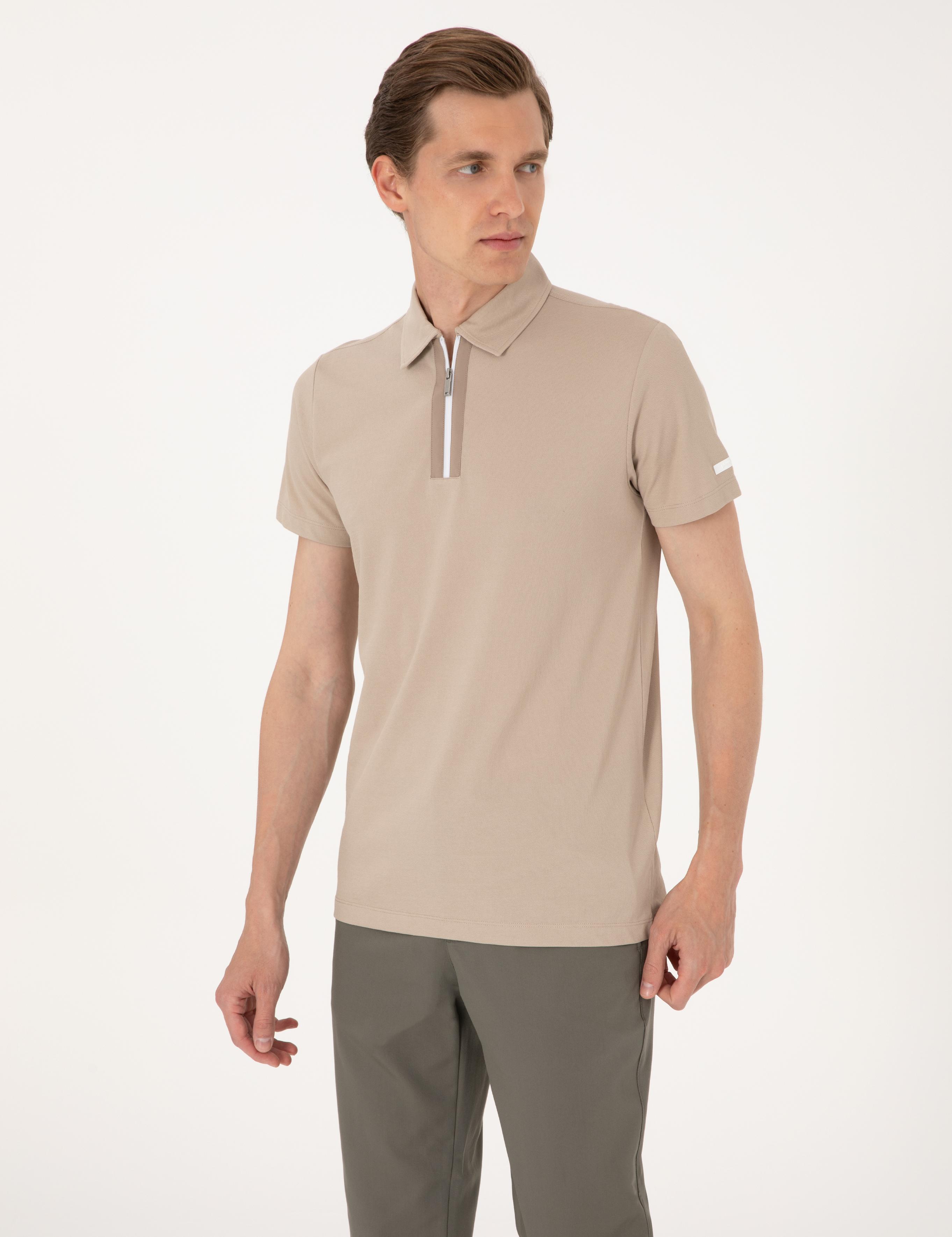 GRI Slim Fit Tişört