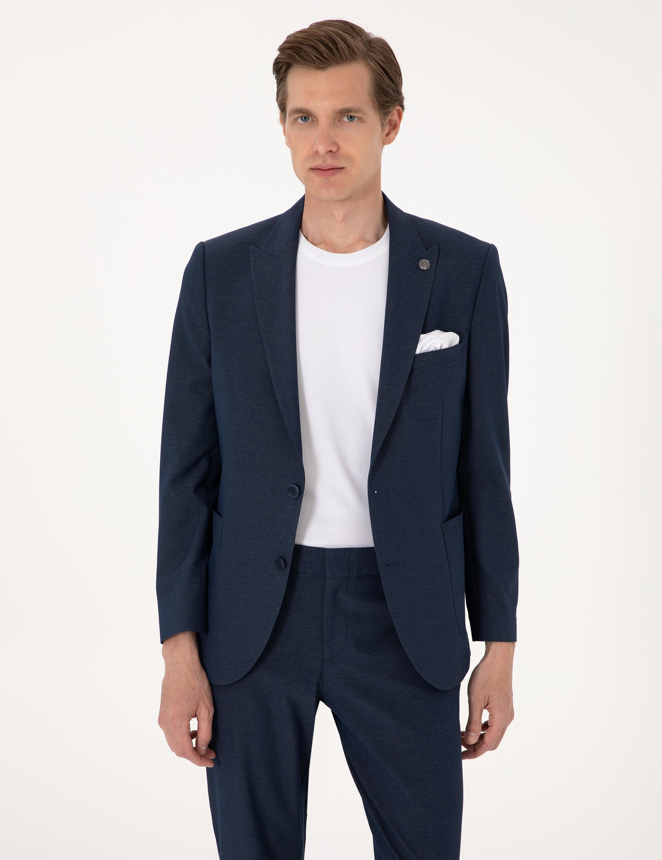 Lacivert Ex. Slim Fit Takım Elbise