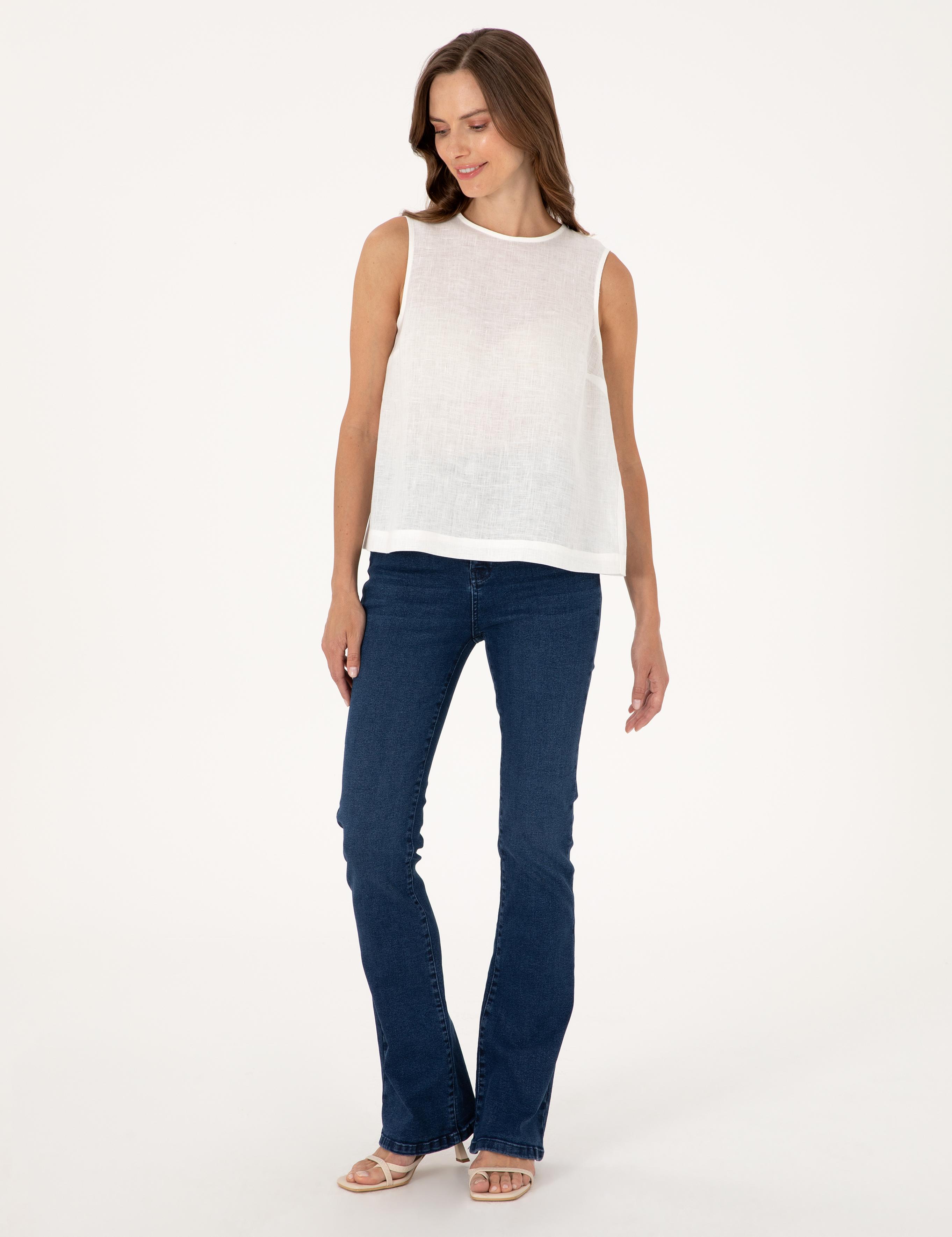Lacivert Jean Pantolon