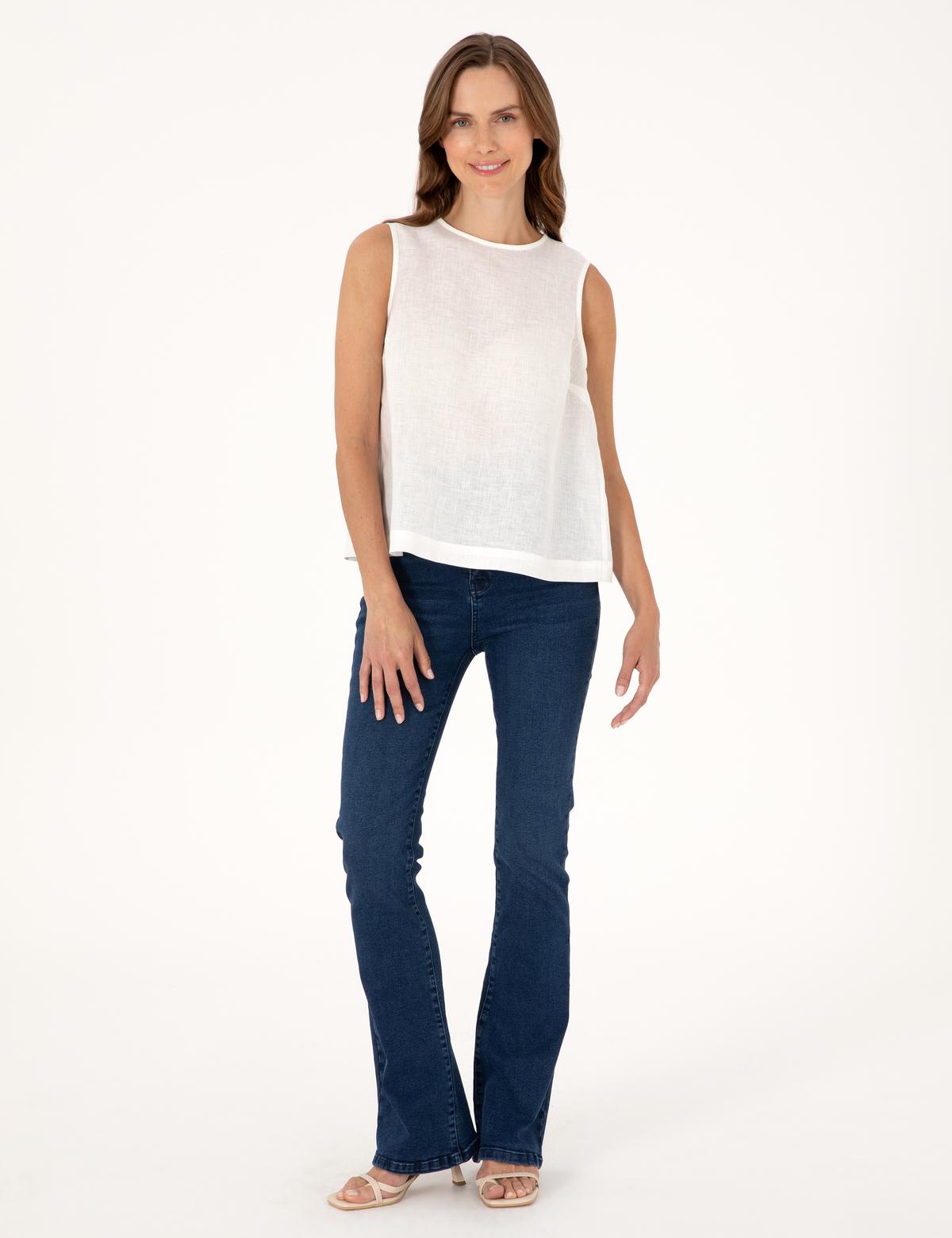Lacivert Jean Pantolon