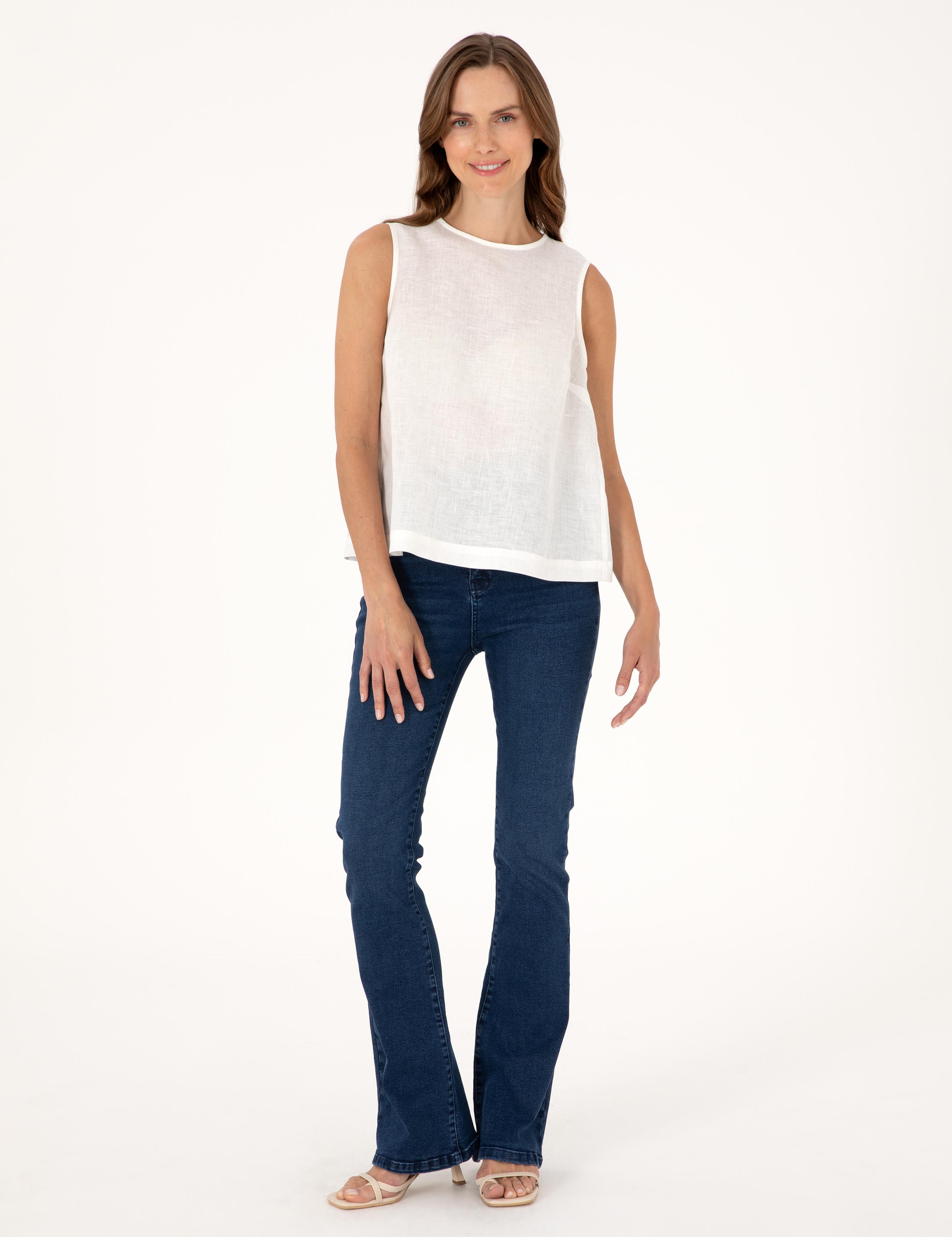 Lacivert Jean Pantolon