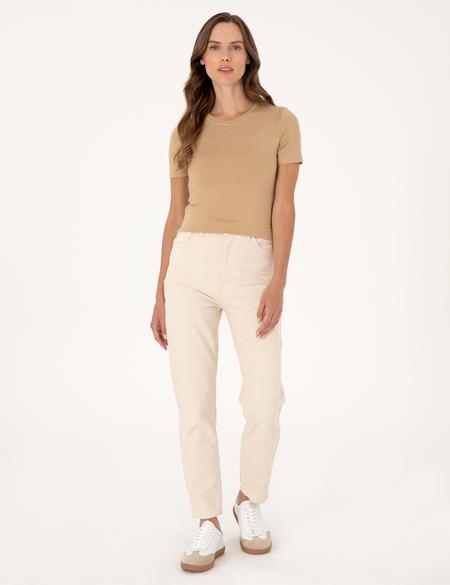 Bej Jean Pantolon