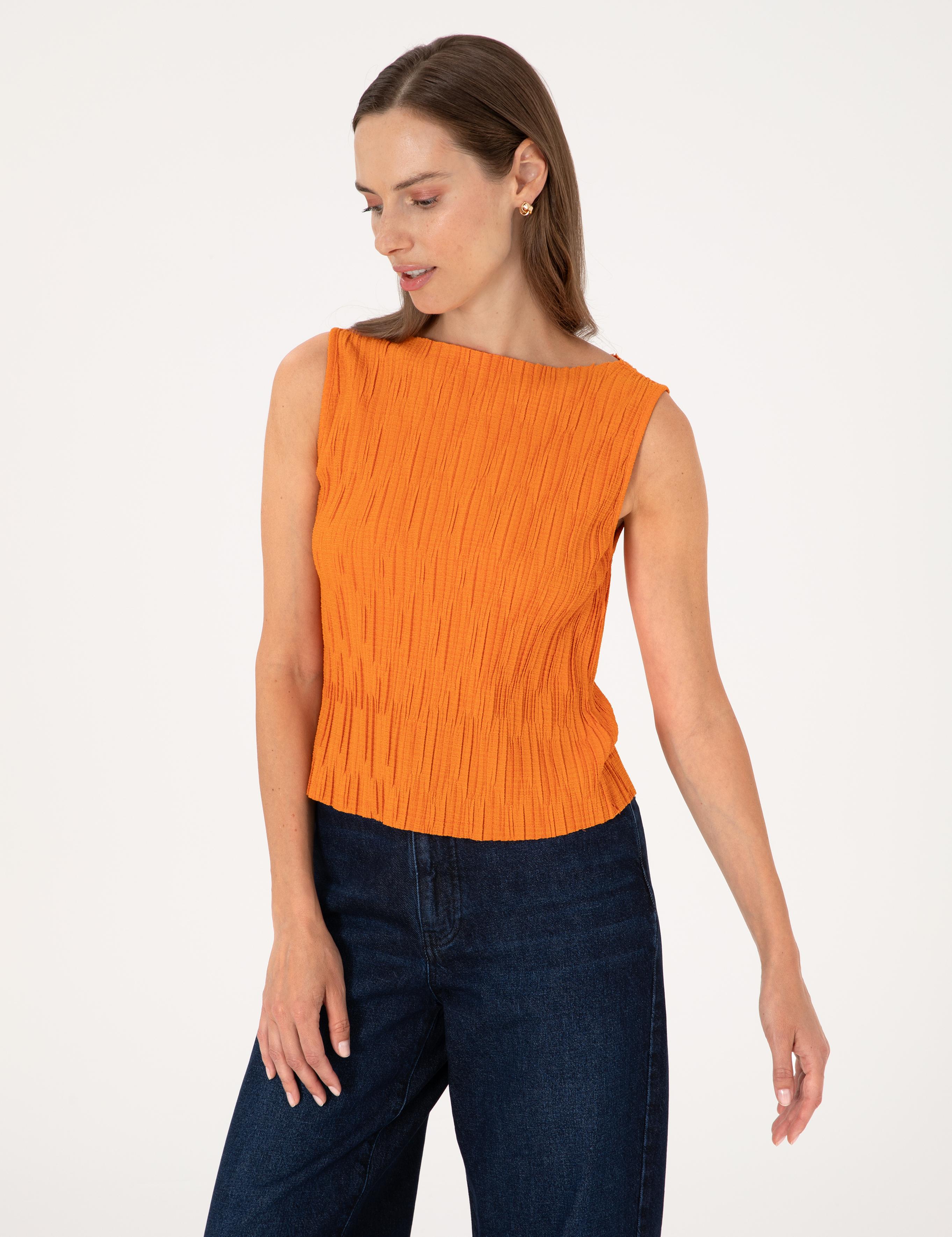 Turuncu Comfort Fit Tişört