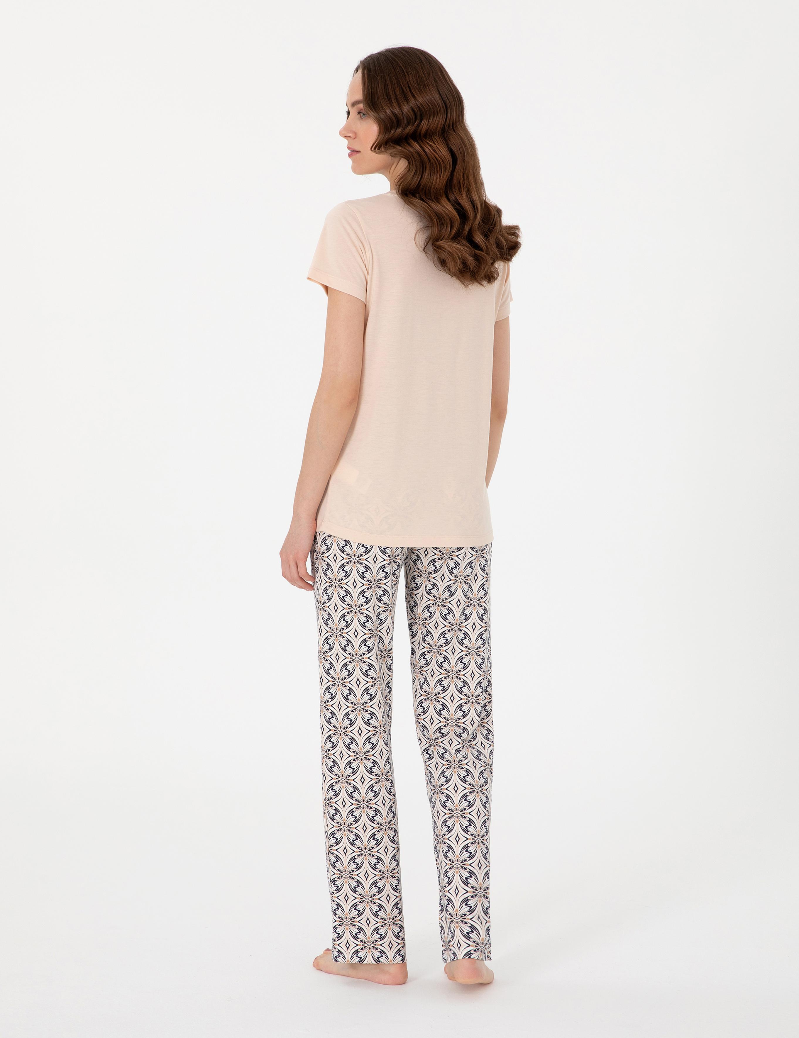 Bej Pijama Takımı