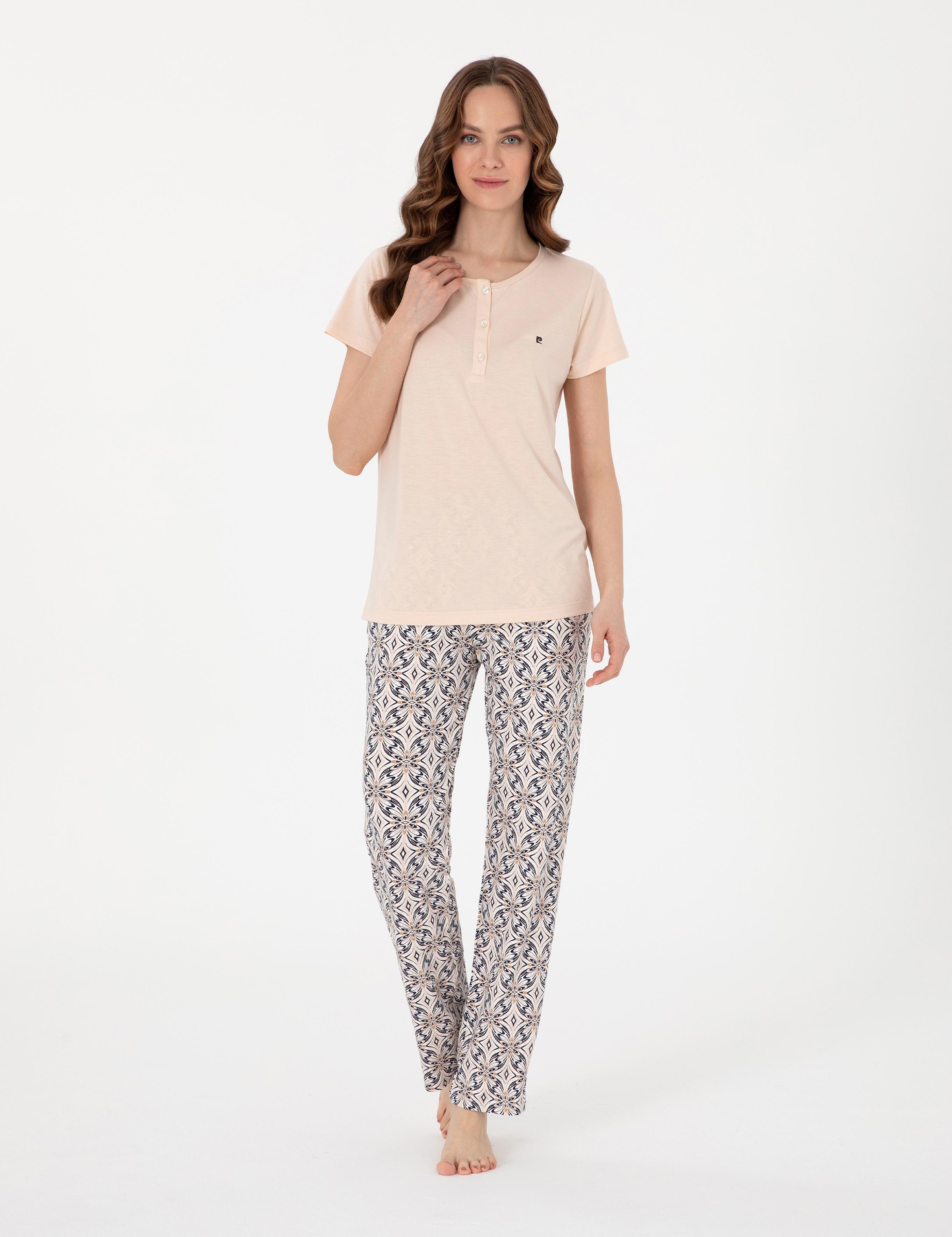 Bej Pijama Takımı