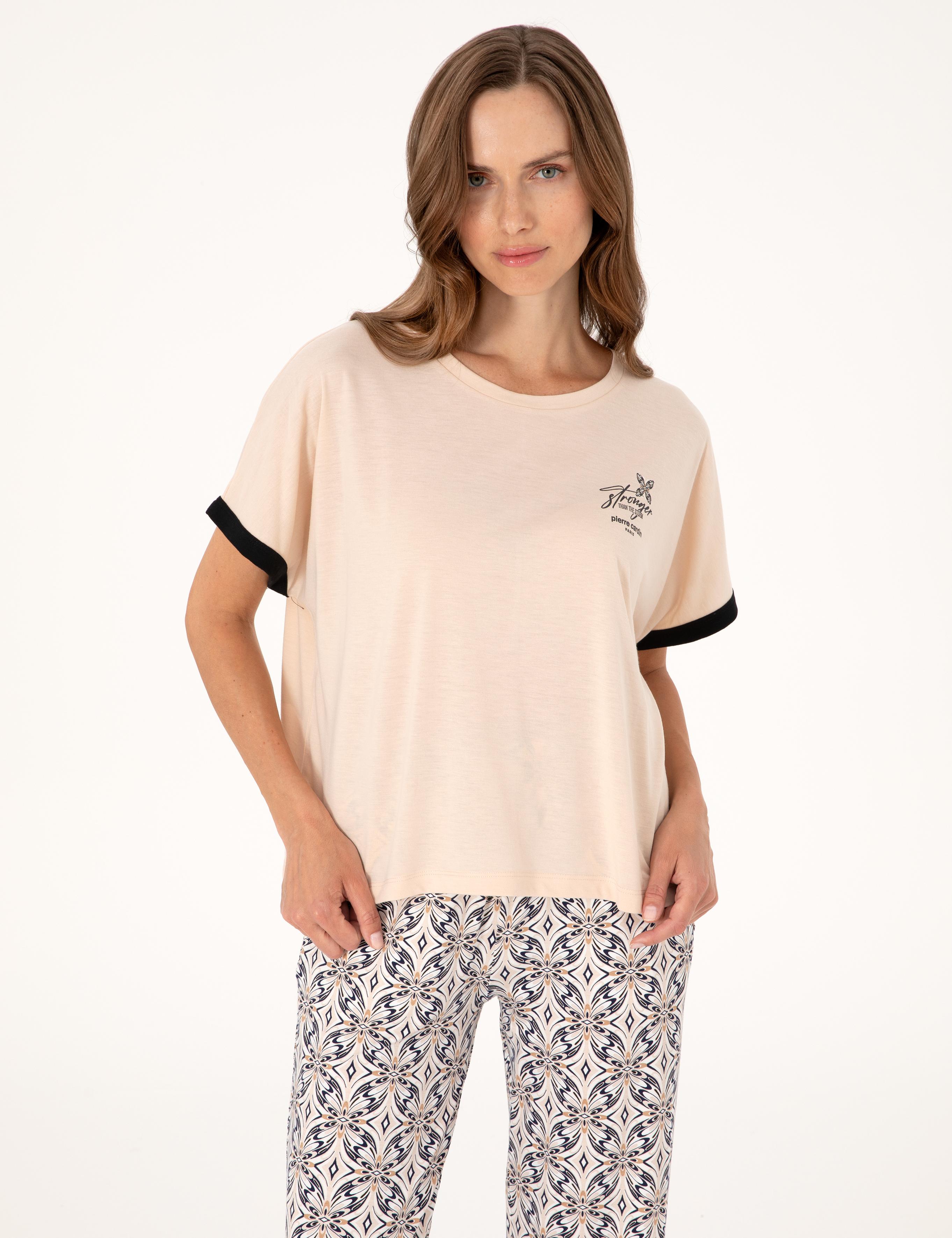 Bej Pijama Takımı