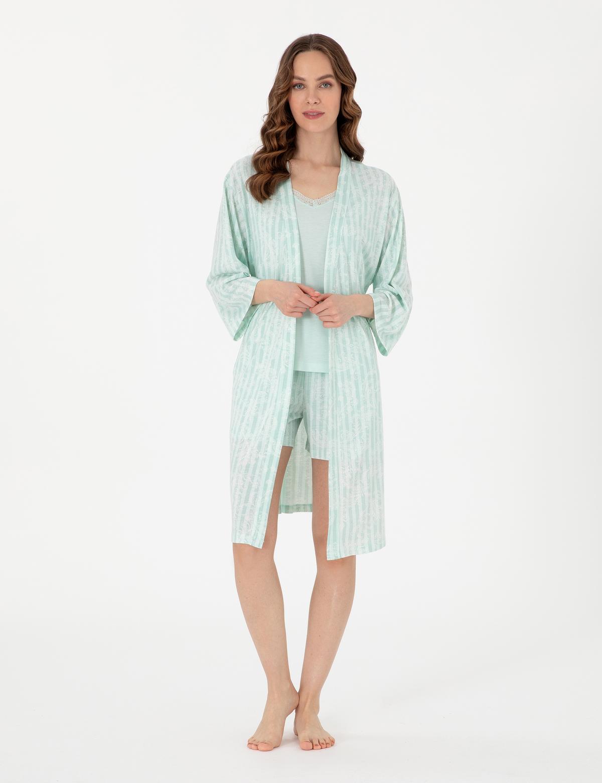 Mint 3'lü Pijama Takımı