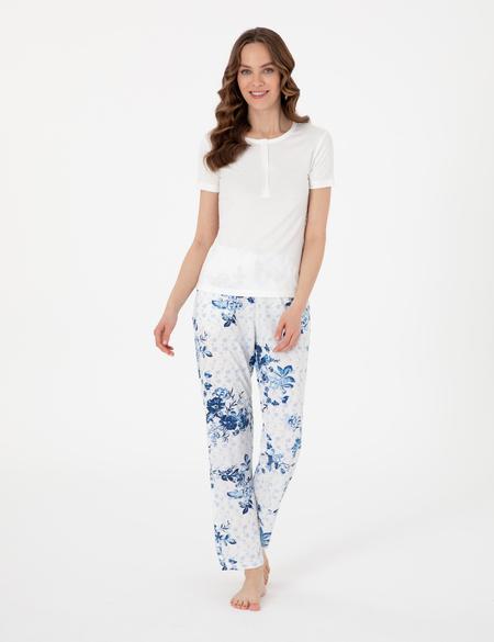 Beyaz Pijama Takımı