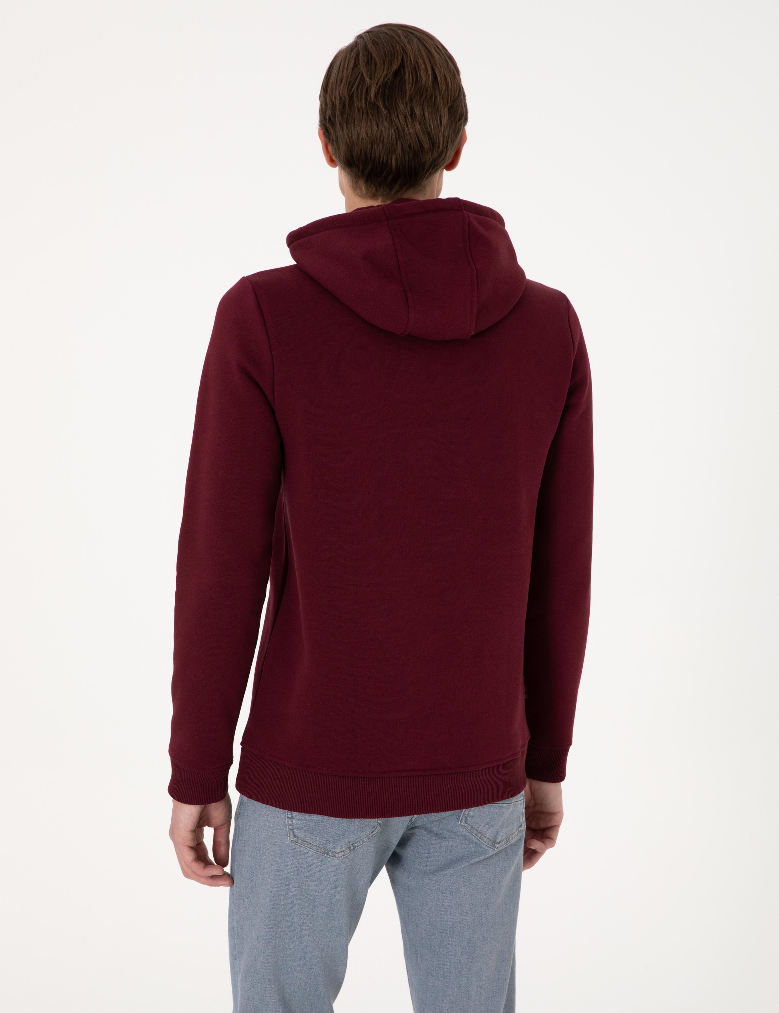 Bordo Regular Fit Basic Sweatshirt