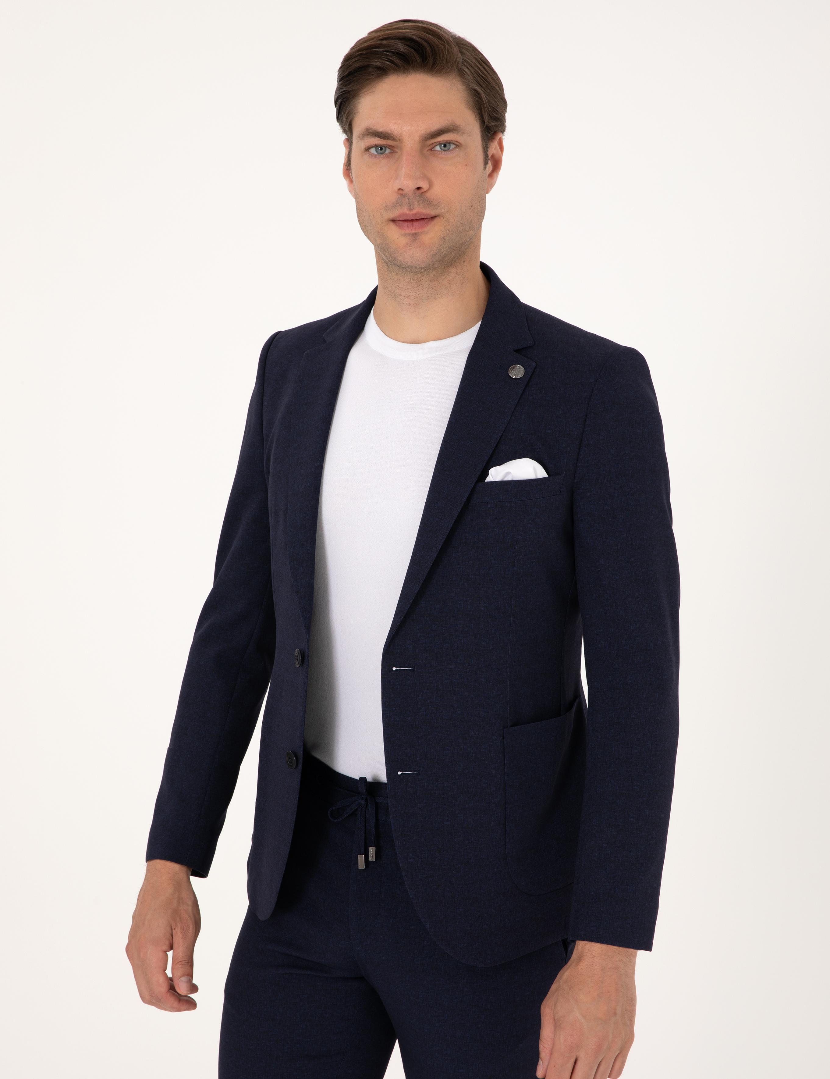 Lacivert Ex. Slim Fit Takım Elbise