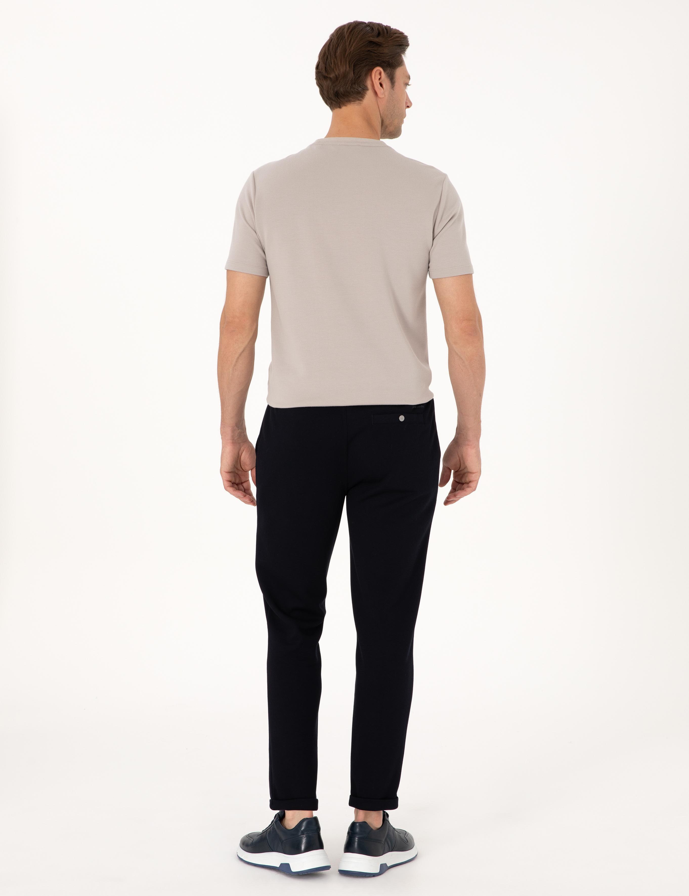Lacivert Slim Fit Eşofman Altı