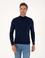 Açık Lacivert Slim Fit Basic Kazak