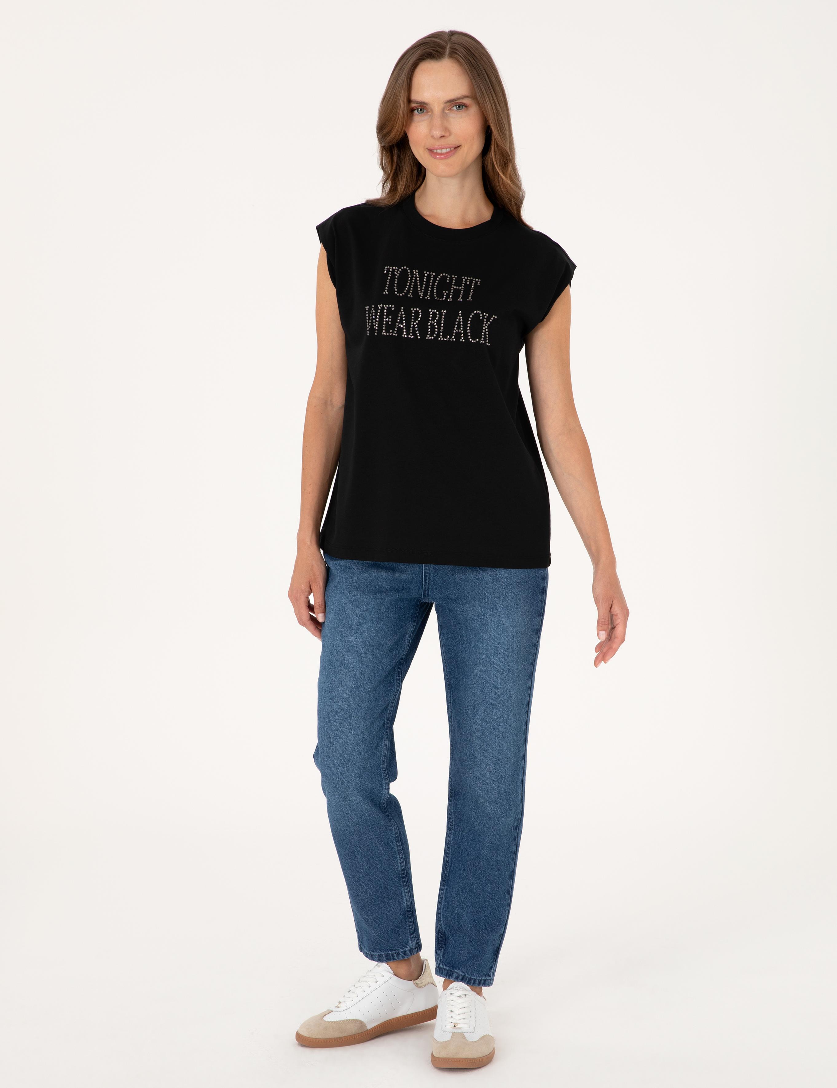 Siyah Regular Fit Tişört