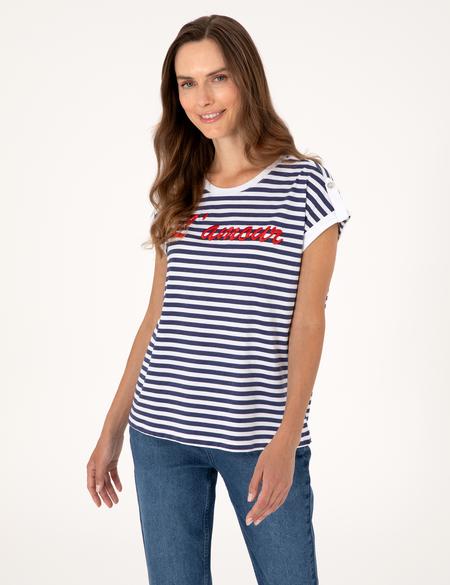 Beyaz Comfort Fit Tişört