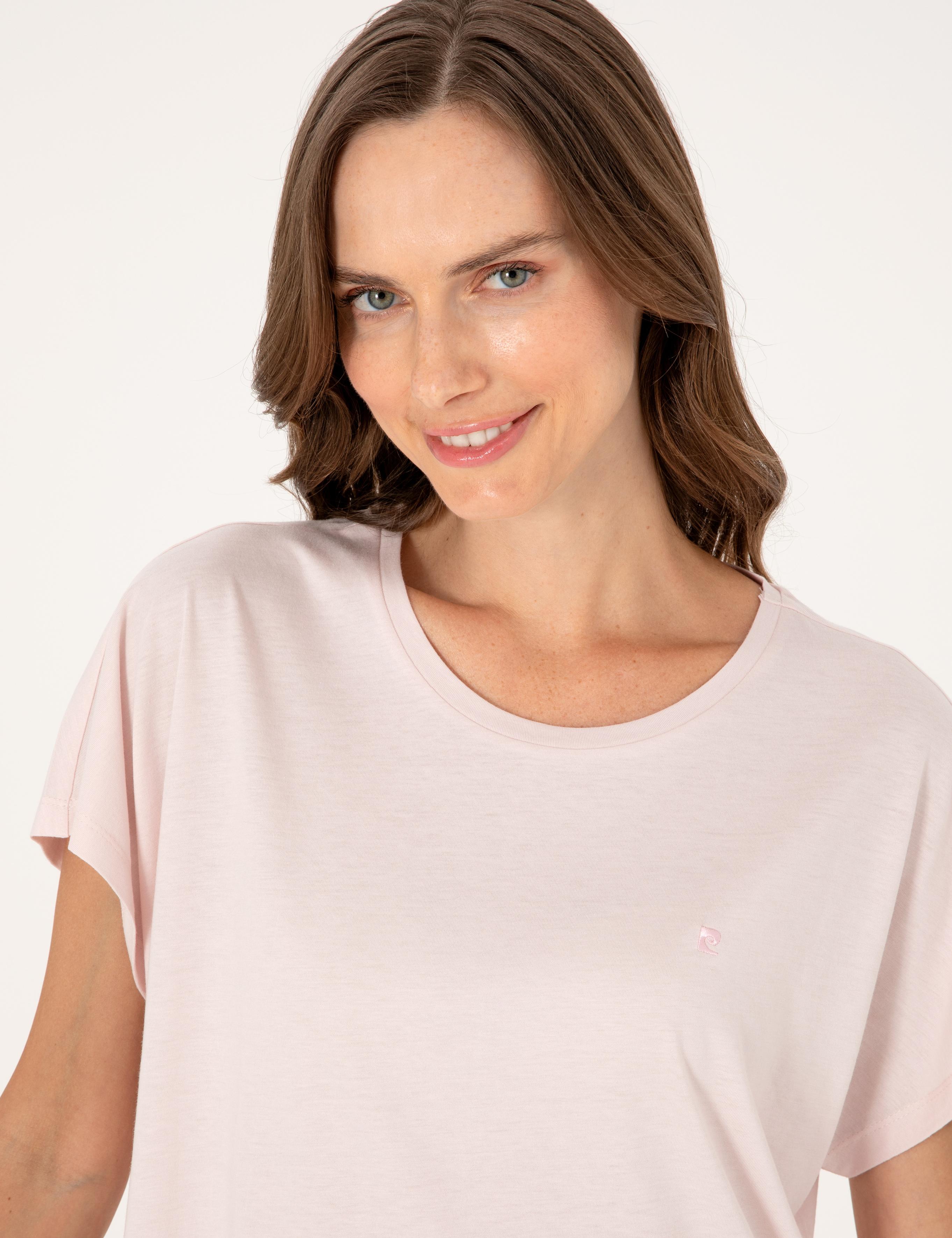 Pudra Kısakollu Pijama Takımı