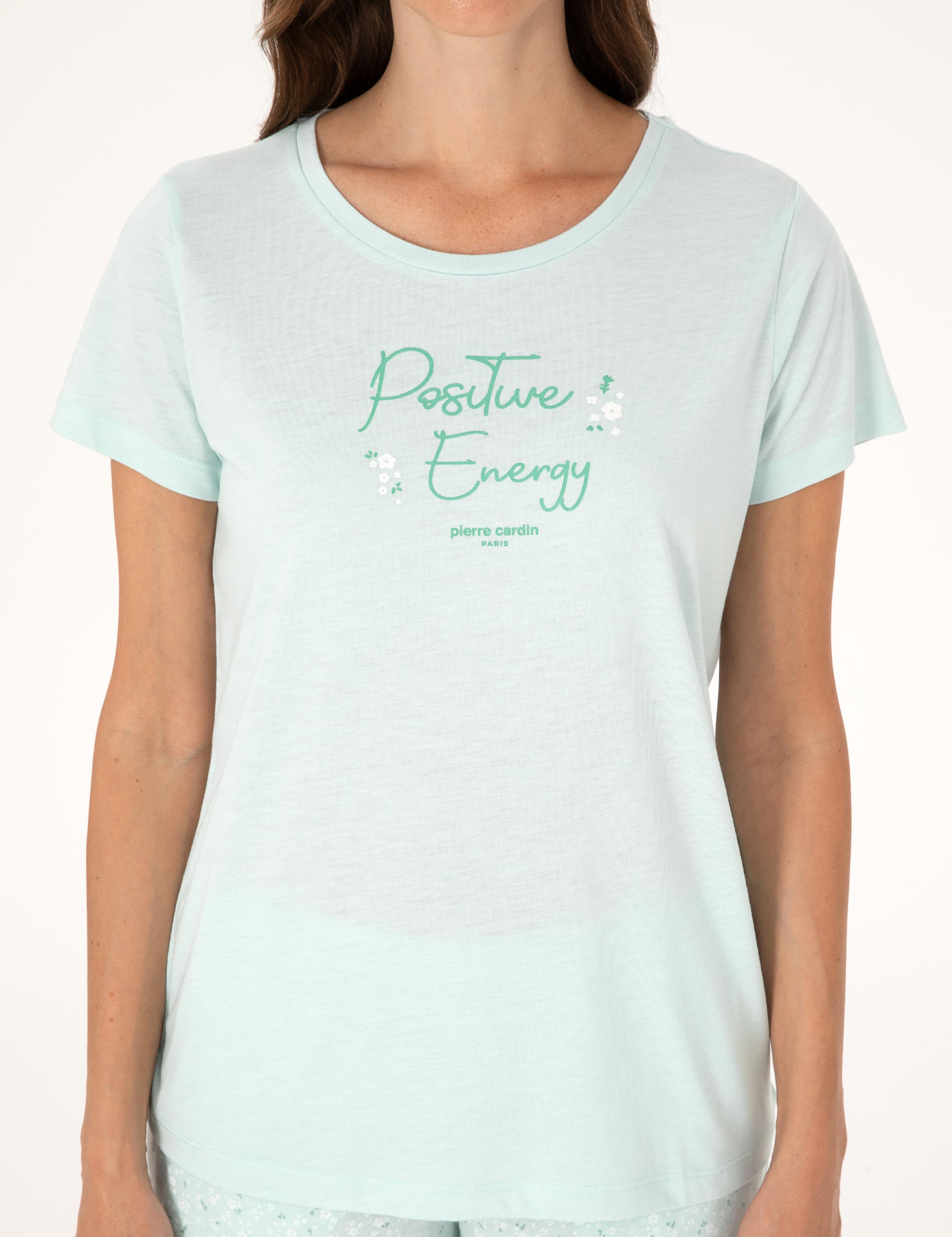 Mint Kısakollu Şort Pijama Takımı