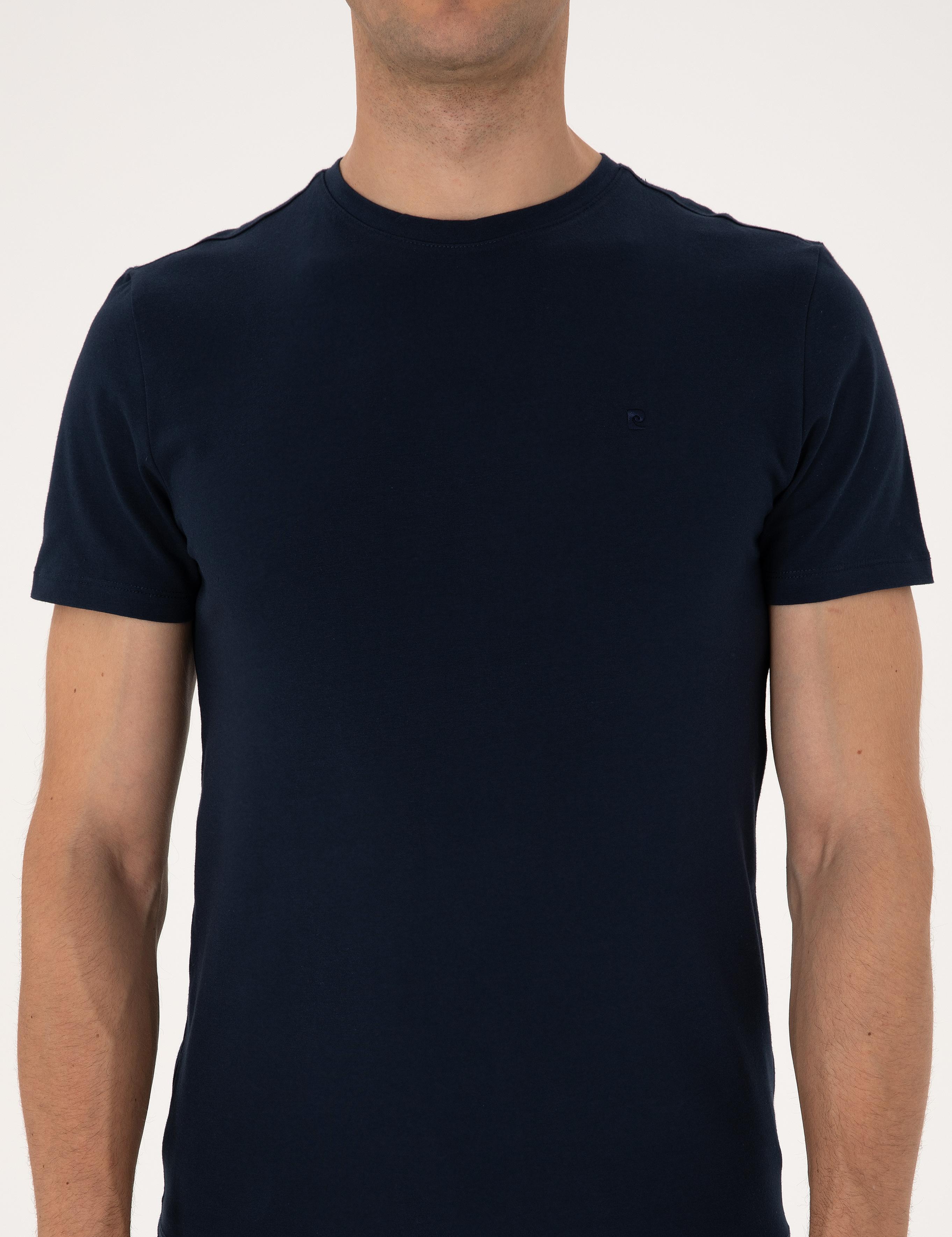 Lacivert Slim Fit Tişört
